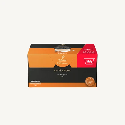 Paczka kapsułek Tchibo Cafissimo Caffe Crema.