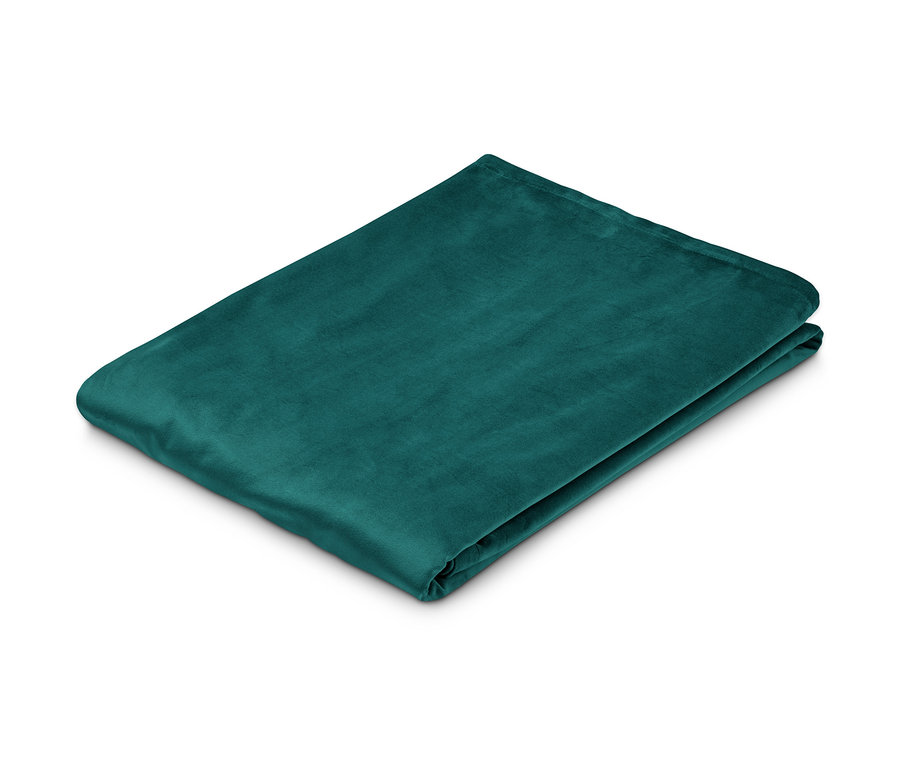 Złożony aksamitny obrus, wielkość niestandardowa.