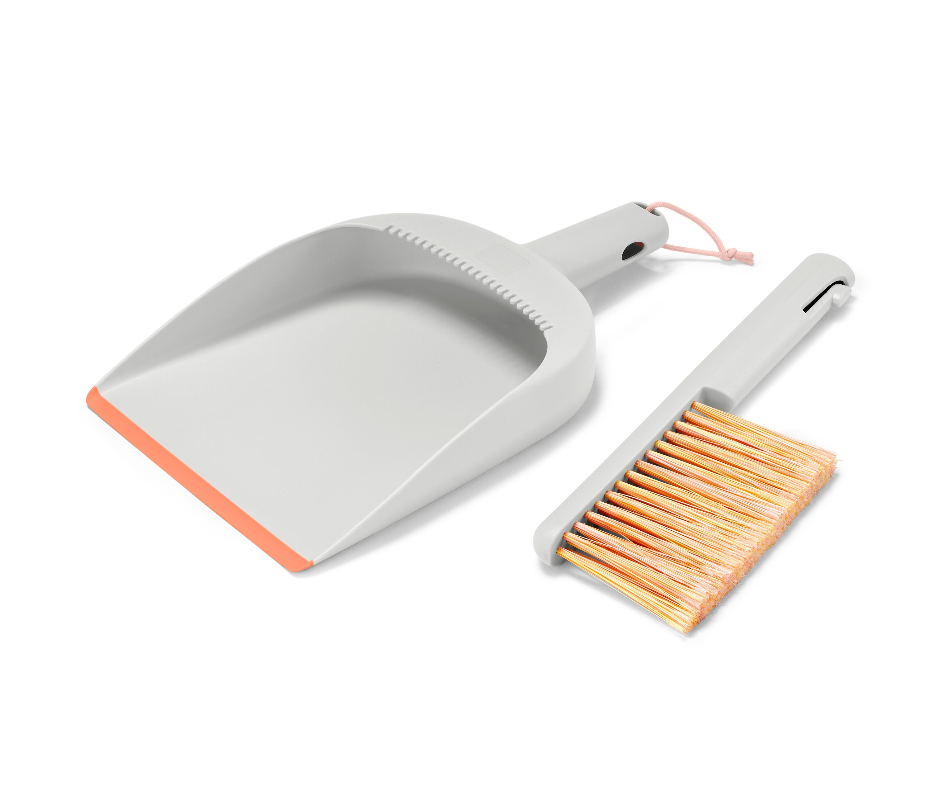 Tchibo - Zmiotka i szufelka - kolor: szary/różowy