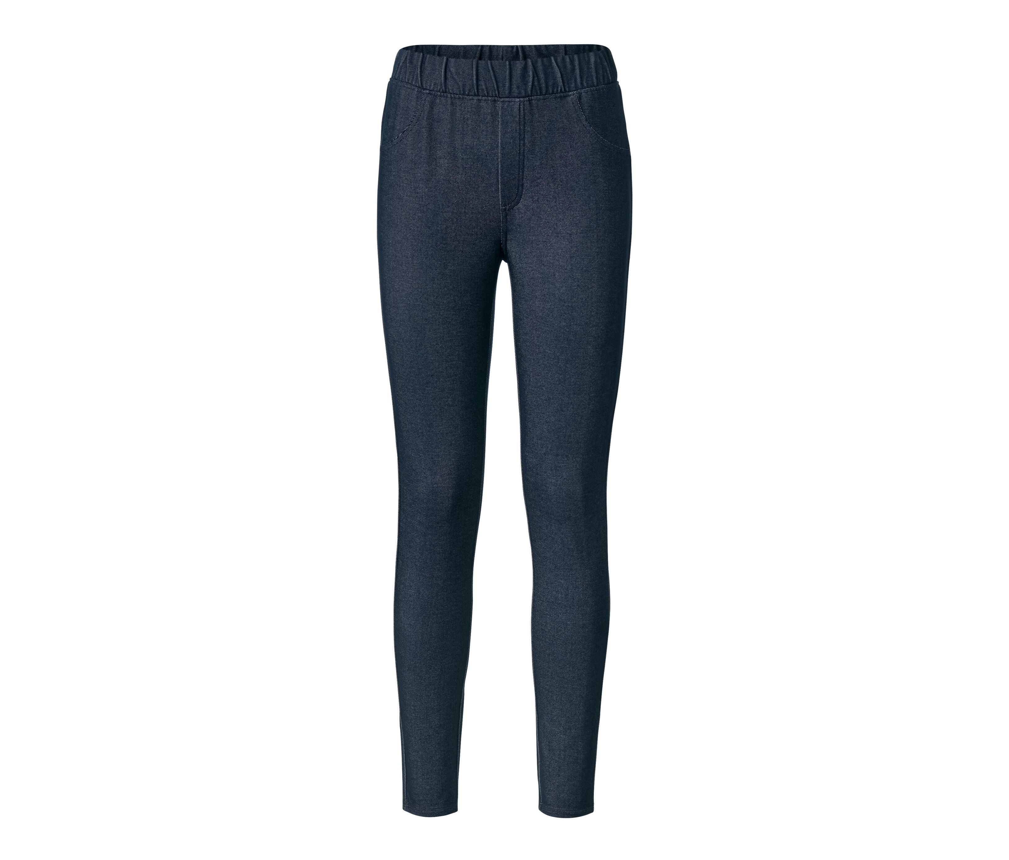 Tchibo - Legginsy stylizowane na spodnie dżinsowe, niebieski