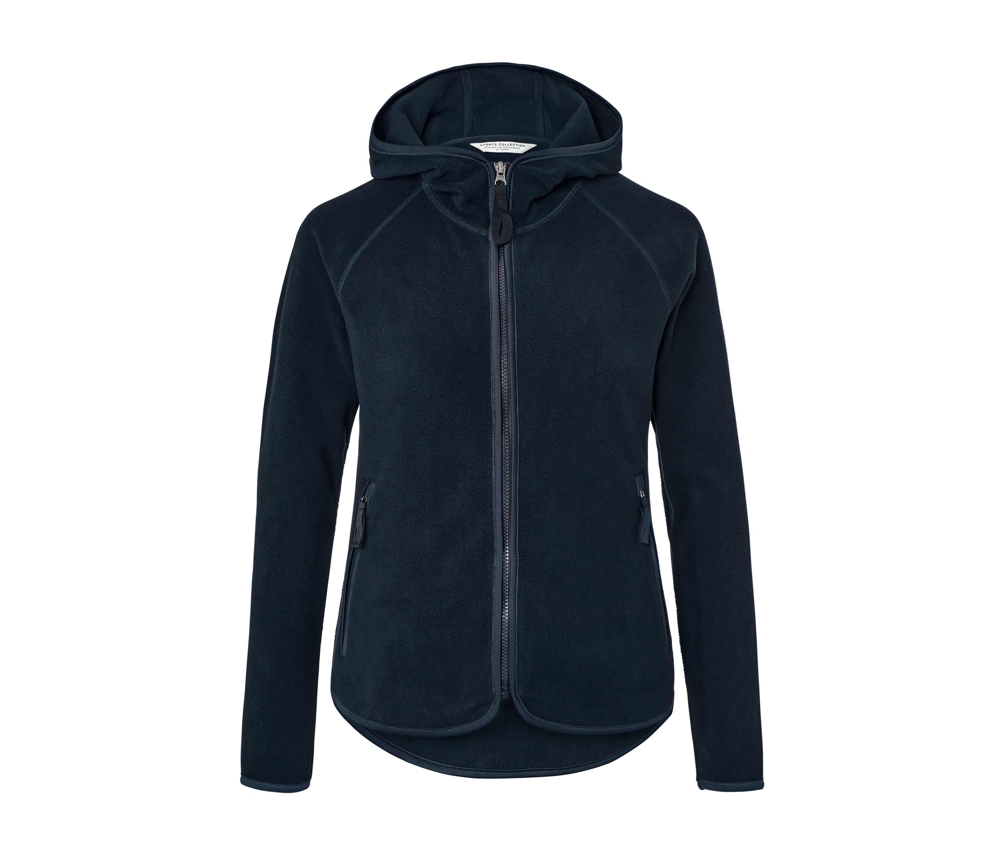 Tchibo - Bluza polarowa z kapturem, niebieski