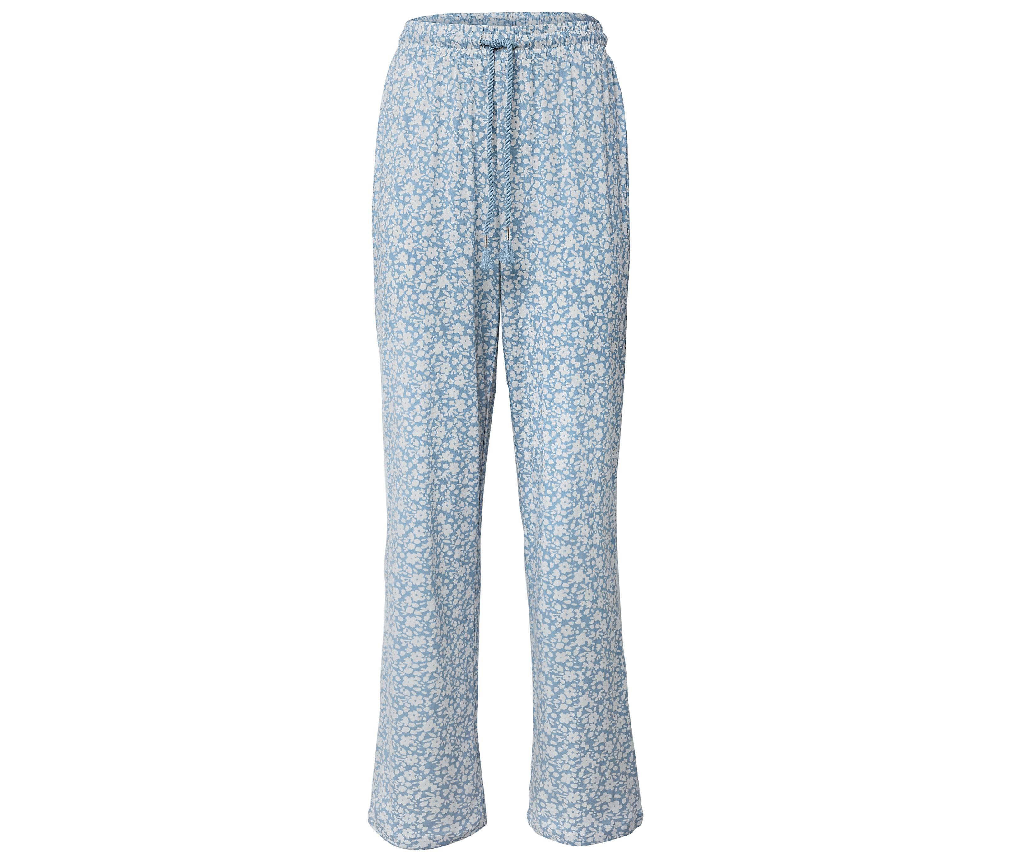 Tchibo - Spodnie od piżamy- niebieski/w kwiatki