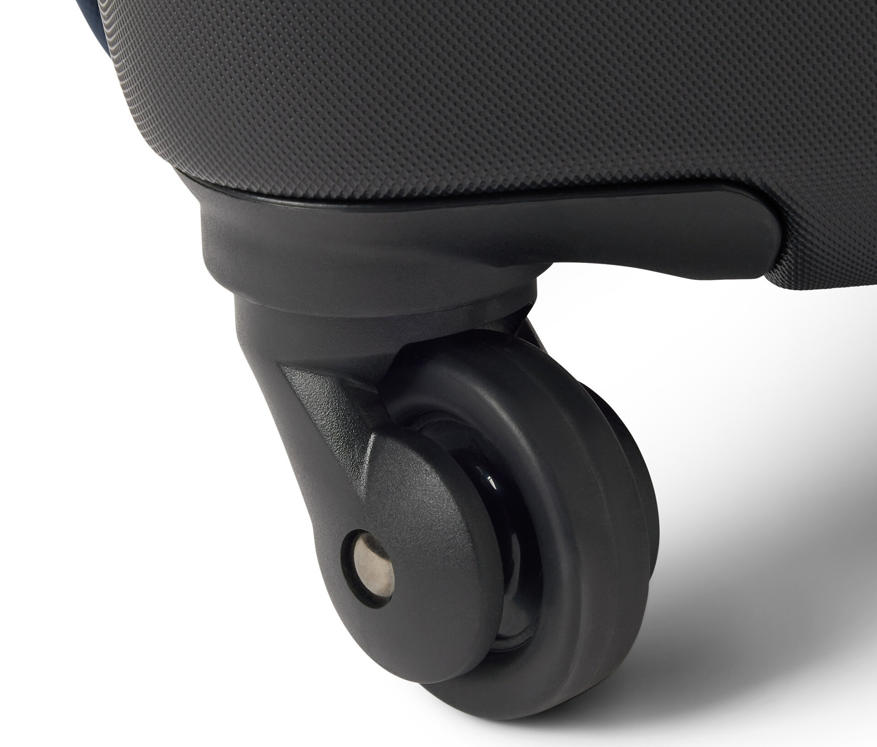 Tchibo - Kółko zapasowe do walizki hybrydowej - kolor: czarny/niebieski