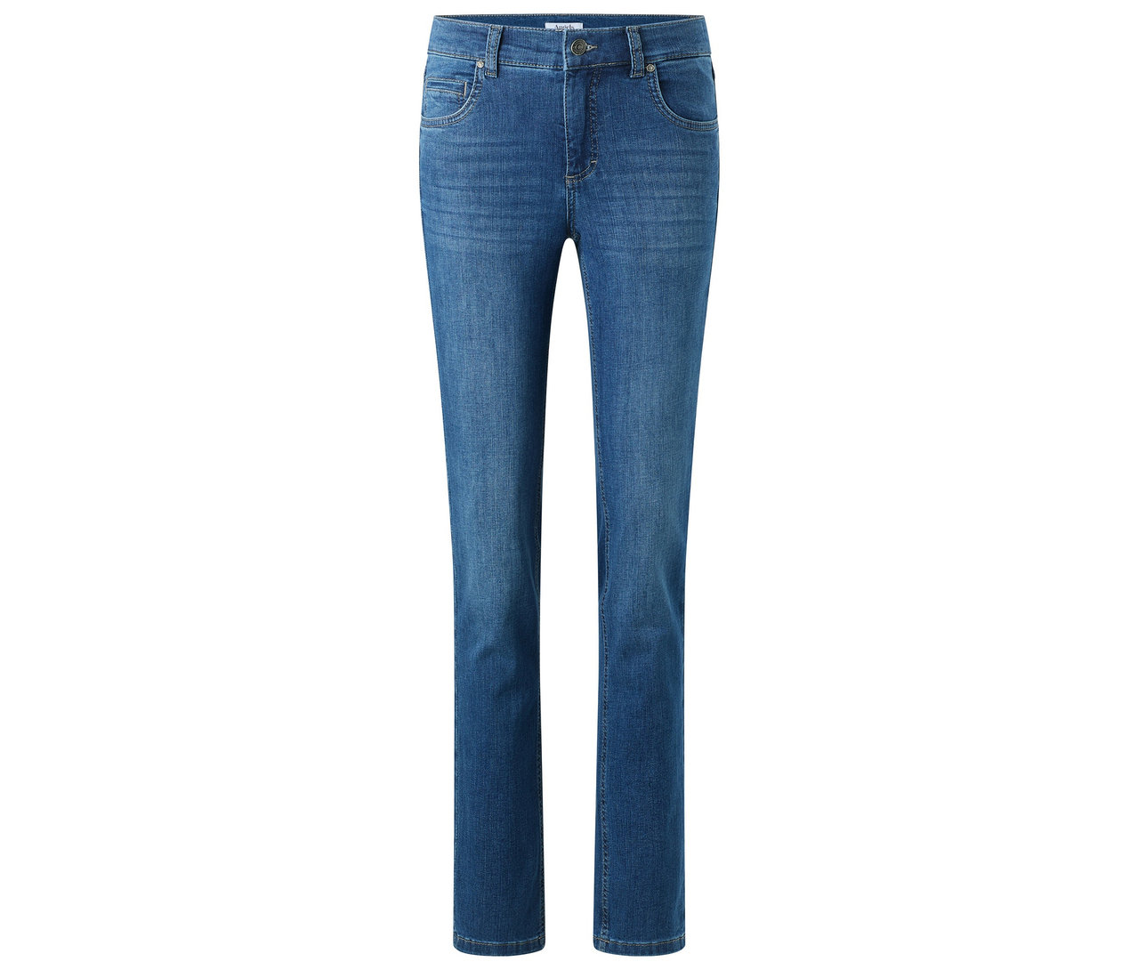Niebieskie dżinsy Angels „Cici” Slim Fit.
