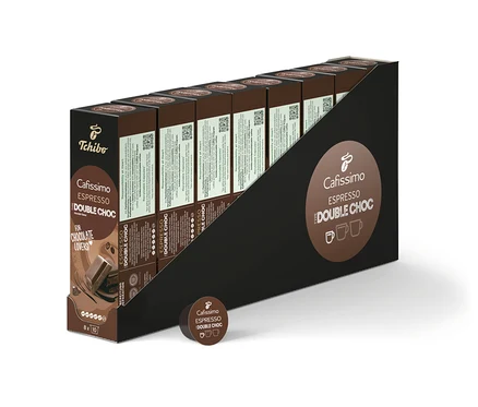 Opakowanie kapsułek Cafissimo Flavoured Espresso – Double Choc.