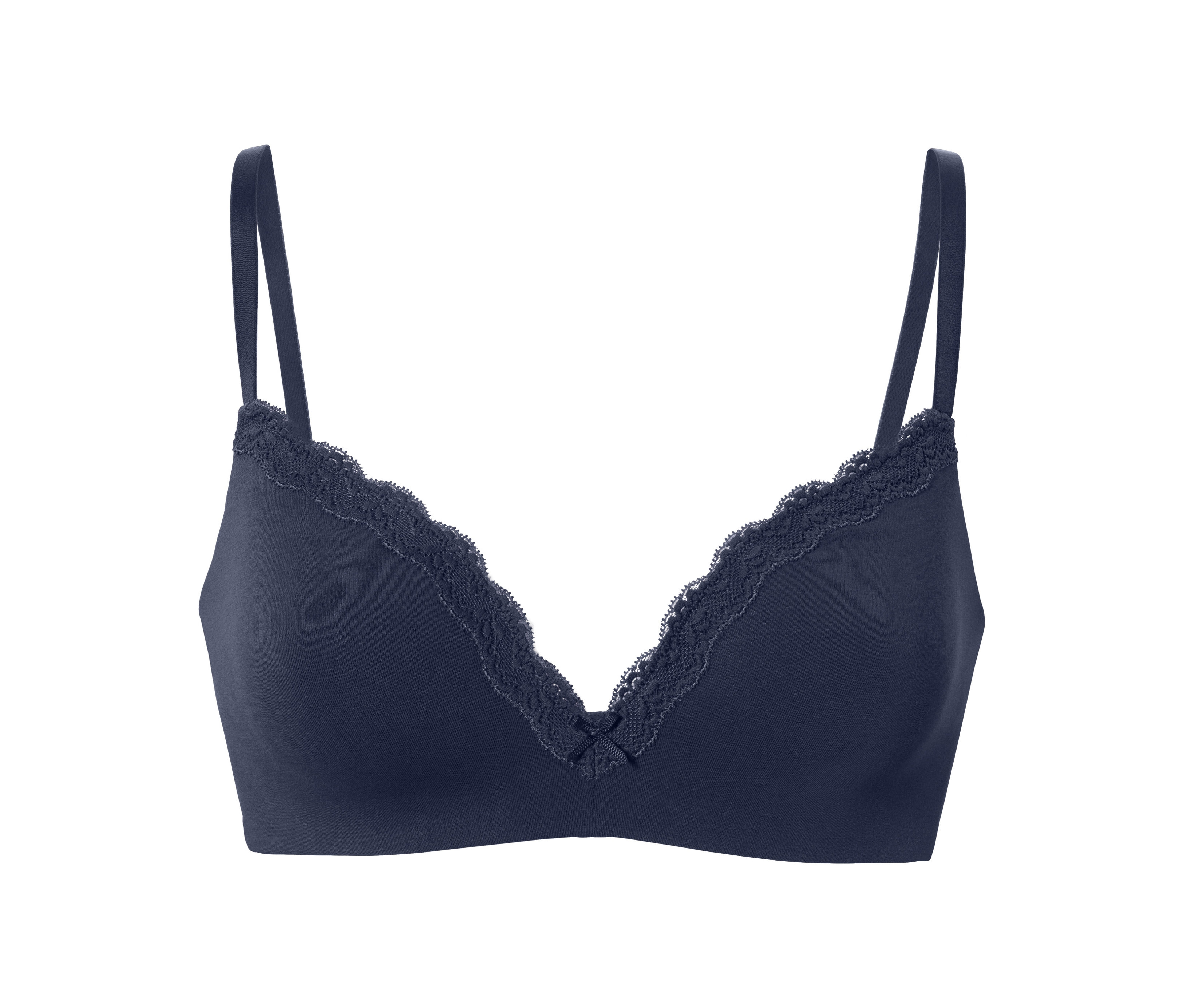 Tchibo - Biustonosz z miękkimi miseczkami- niebieski