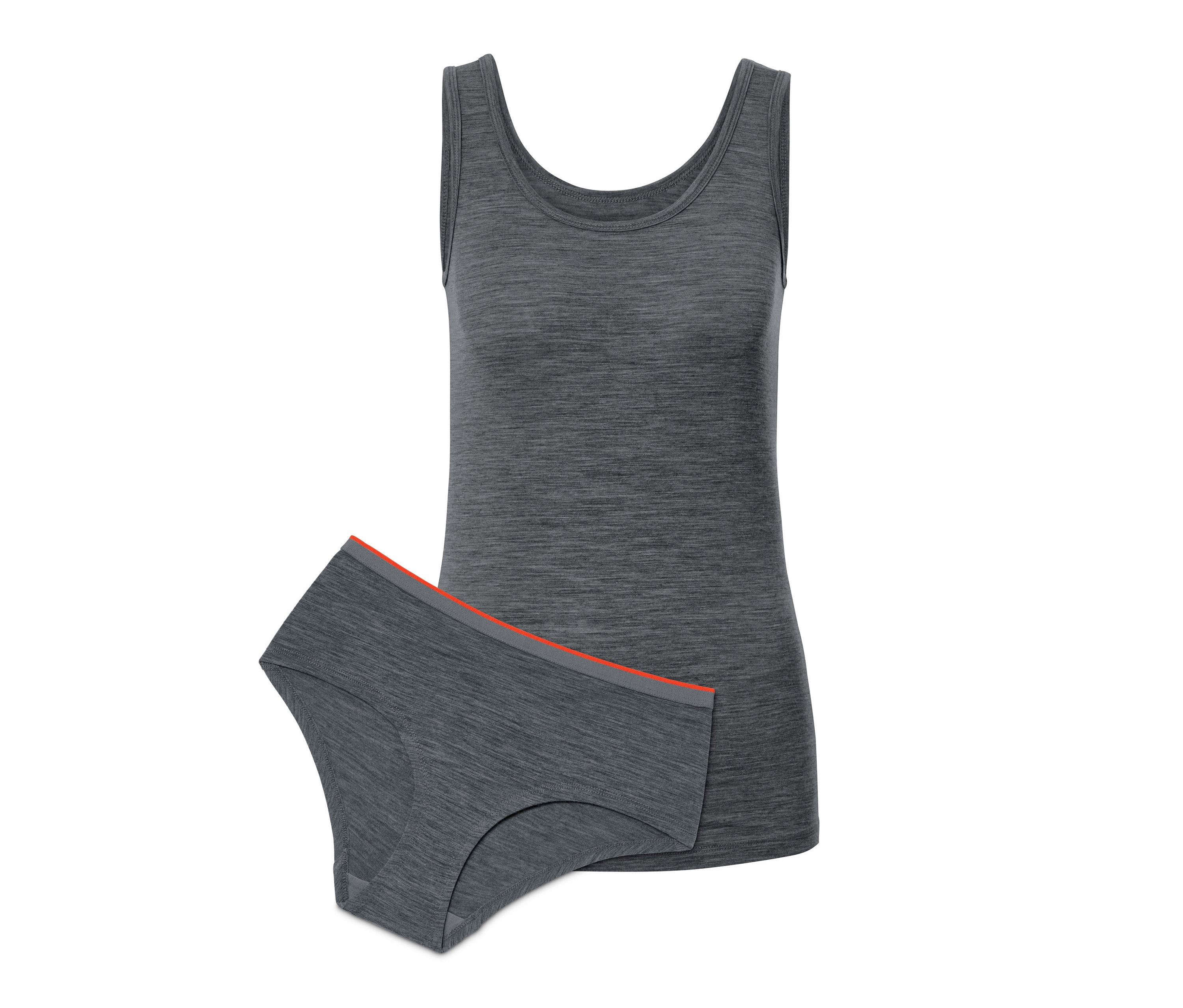 Tchibo - Bielizna funkcyjna z wełną merino- szary