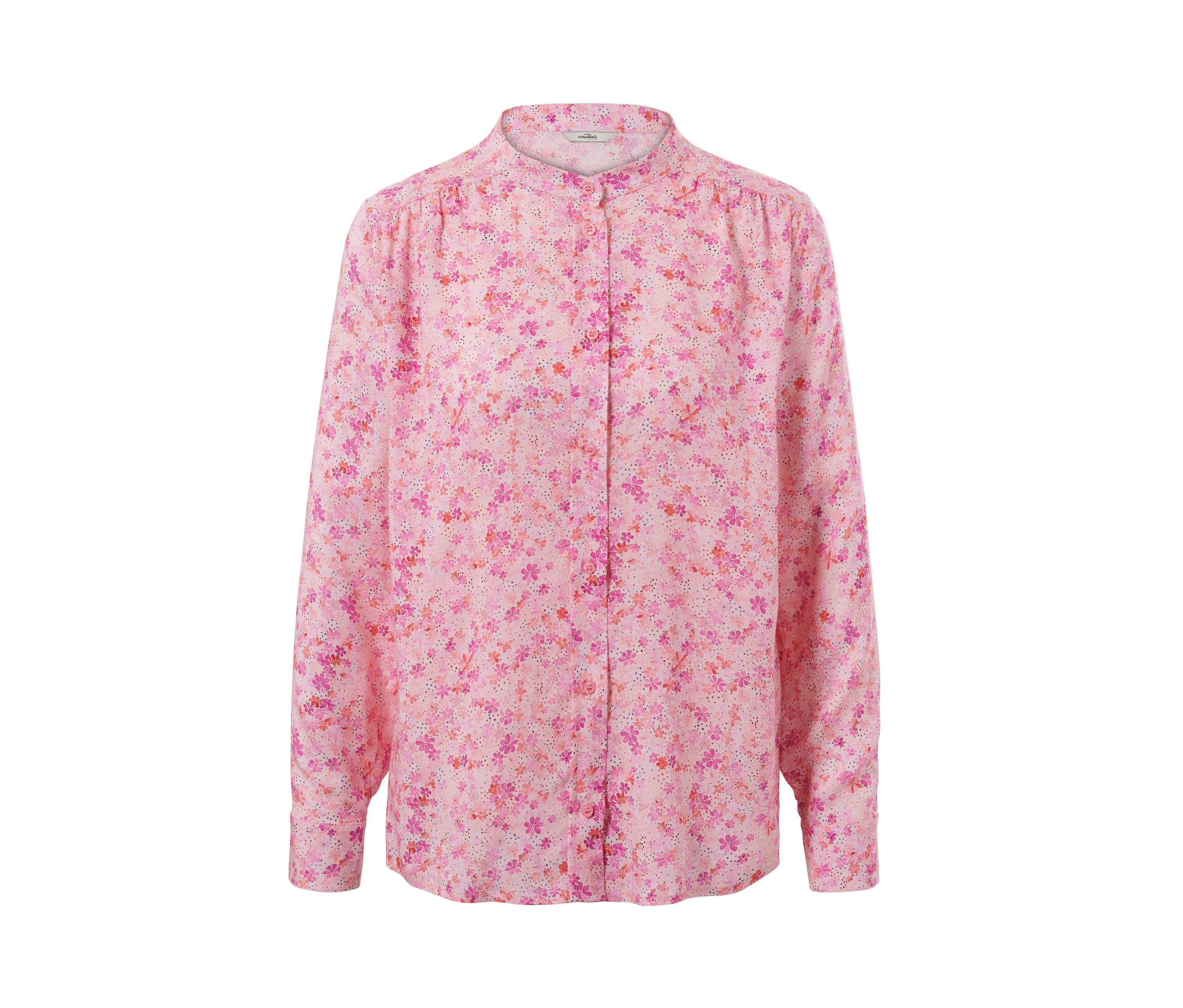 Tchibo - Bluzka z wzorem- różowy/w kwiatki