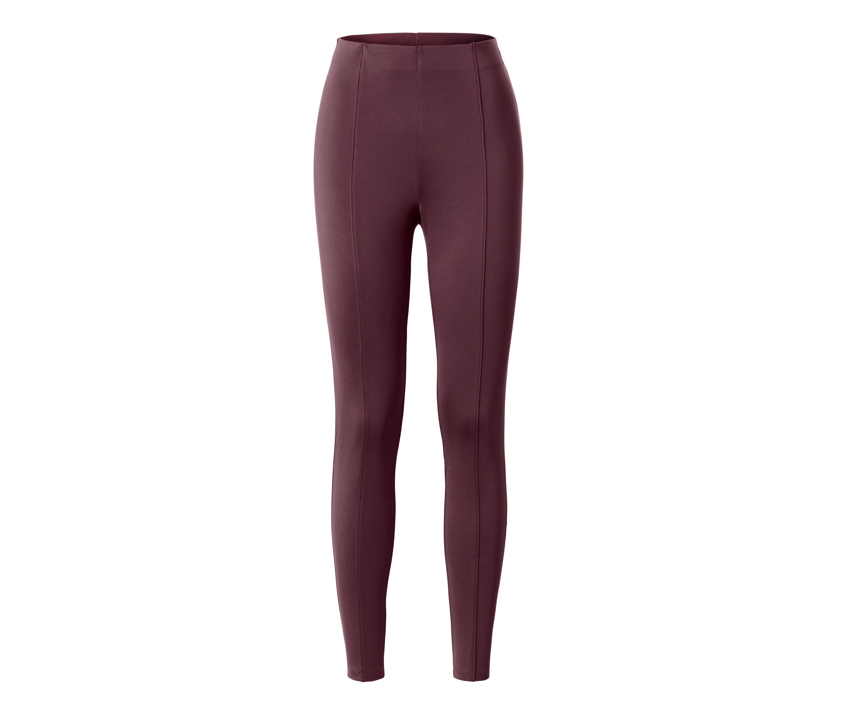 Tchibo - Ocieplane legginsy - dla pań - rozmiar M 40/42 - kolor: czerwony