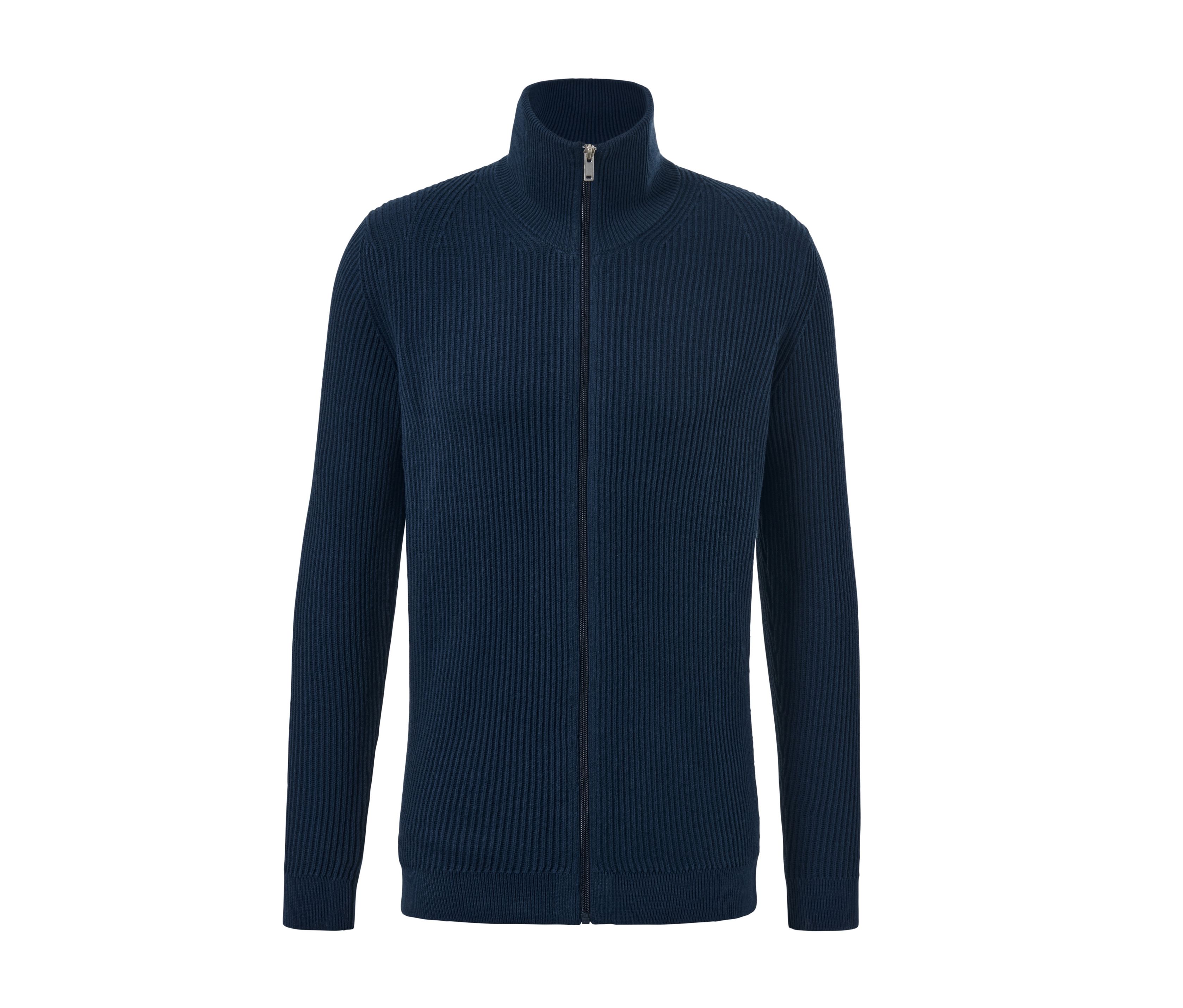 Tchibo - Rozpinana bluza z dzianiny, niebieski