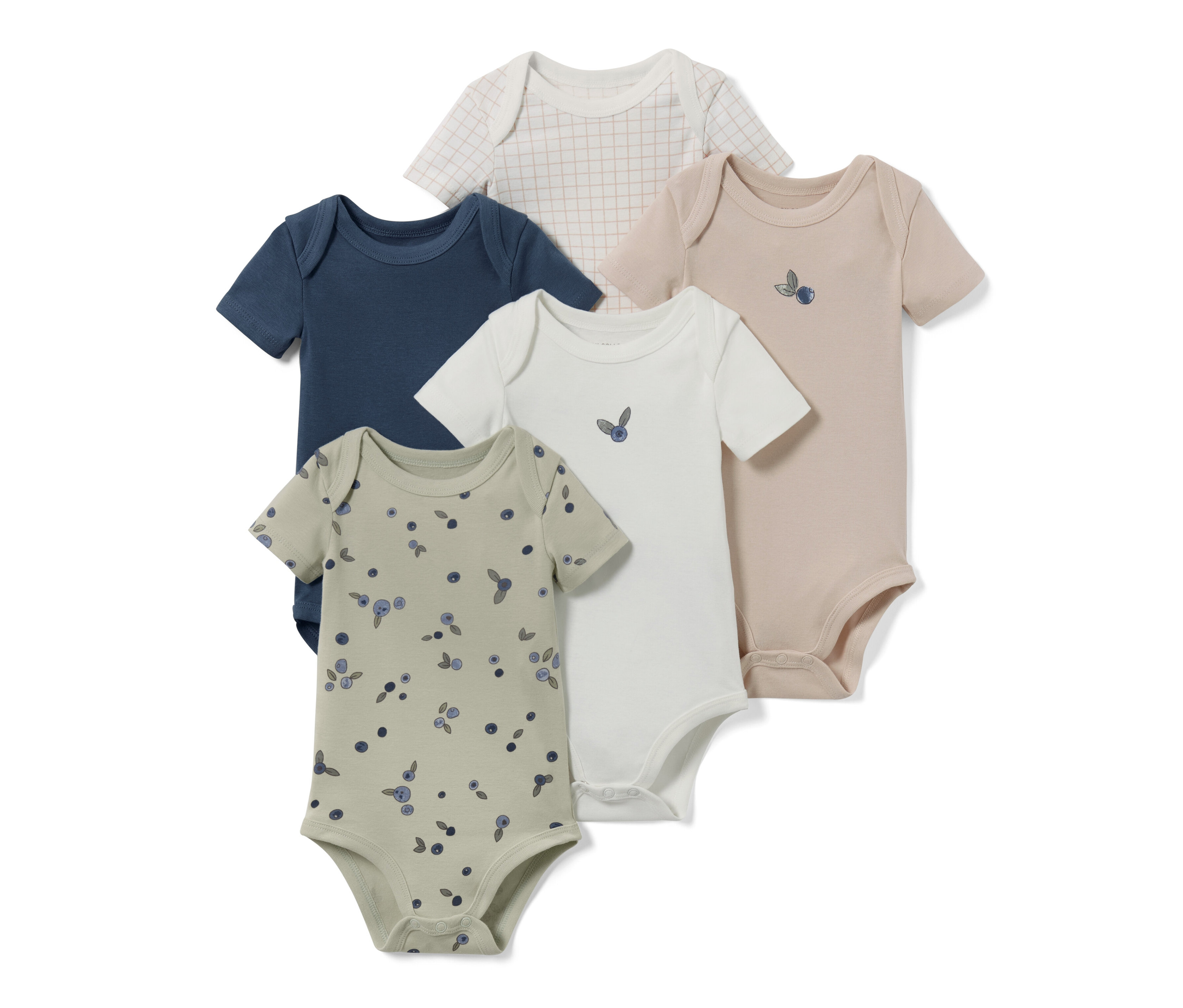 Tchibo - Body niemowlęce, beżowy/biały