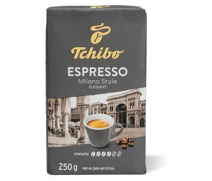 Opakowanie kawy palonej mielonej Espresso Milano Style, 250 g.