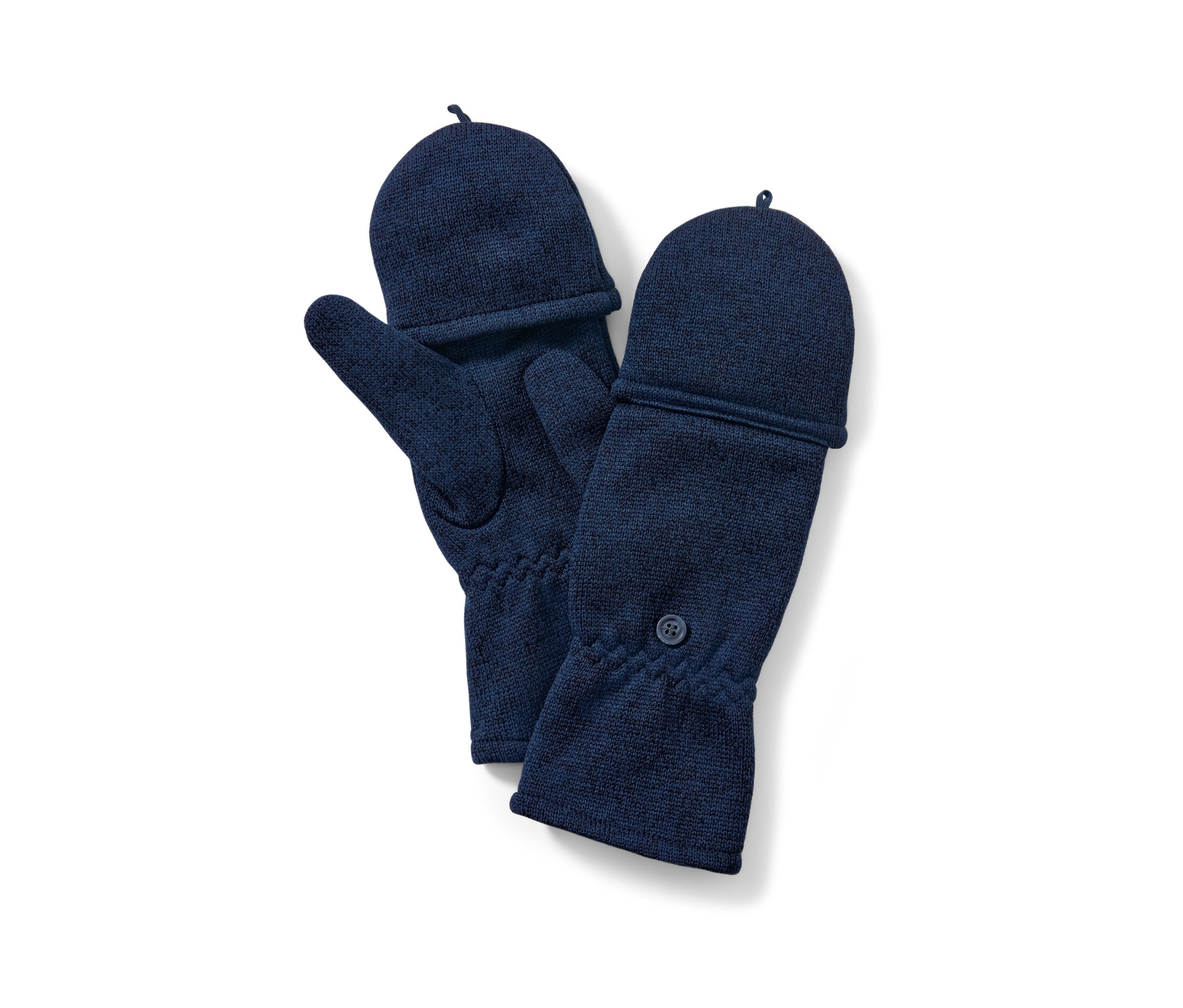 Tchibo - Rękawice-łapawice z dzianiny polarowej - unisex- niebieski