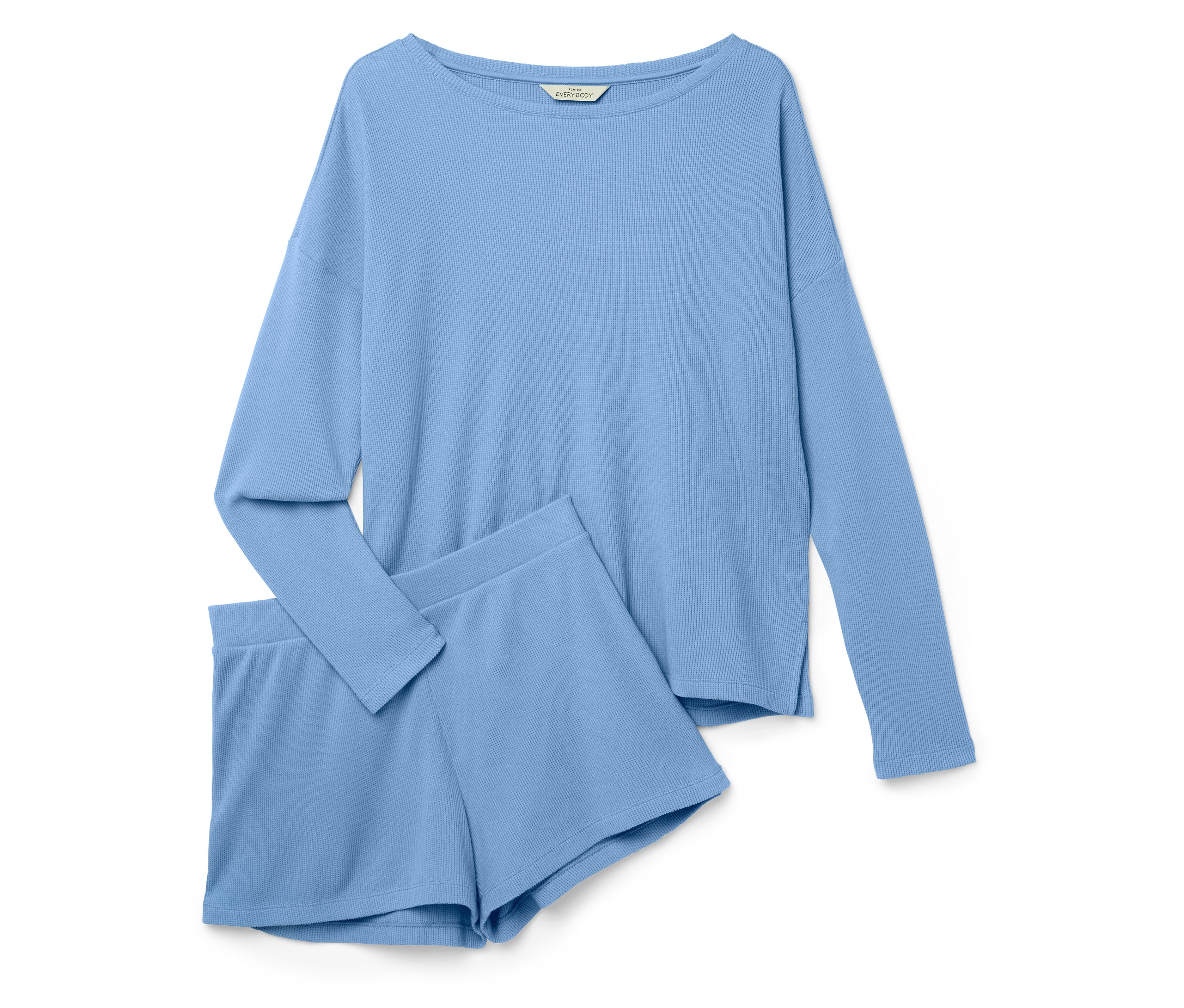 Tchibo - Piżama z krótkimi spodenkami- niebieski