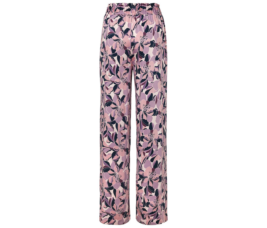 Spodnie we wzór kwiatowy.