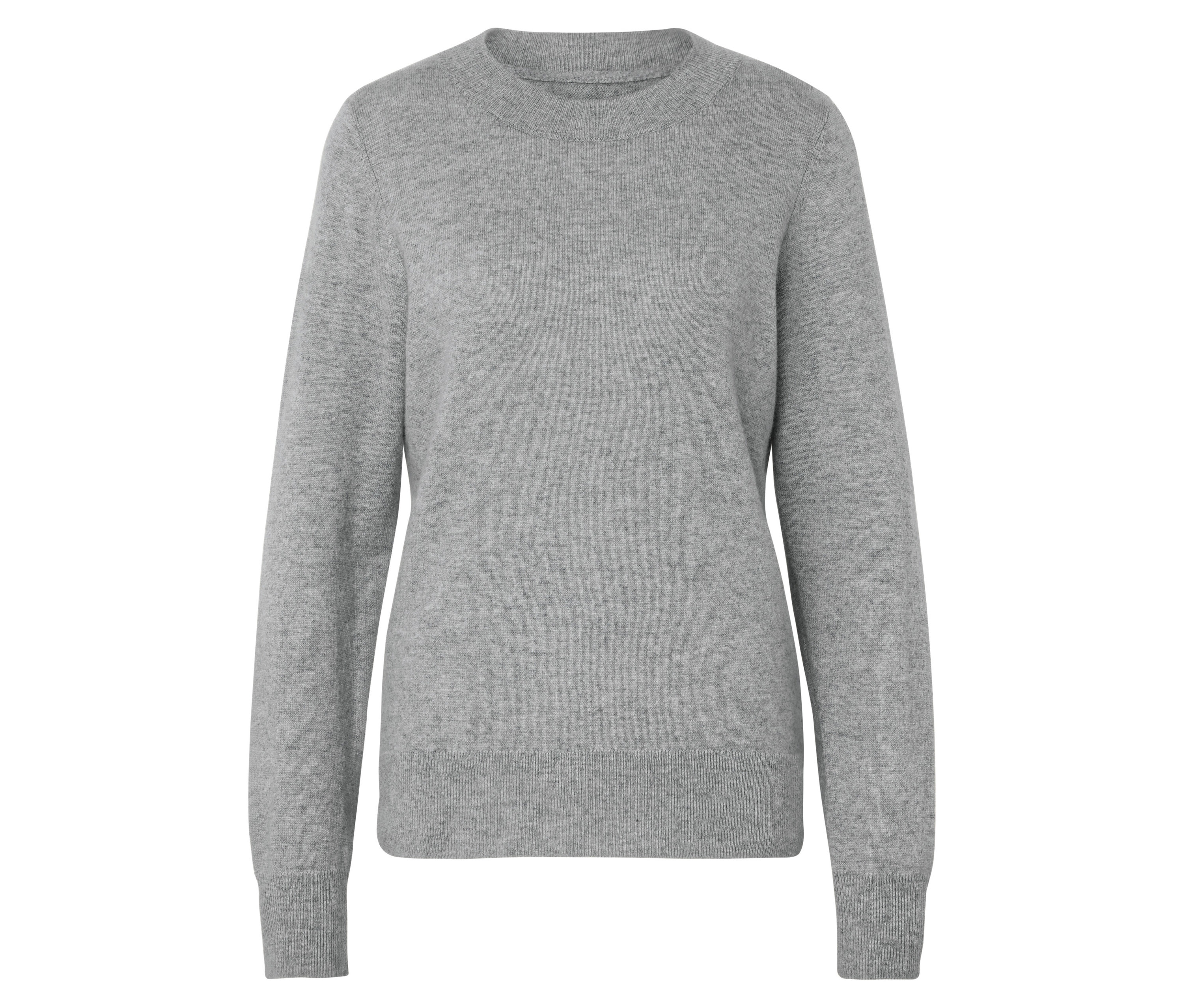 Tchibo - Sweter z kaszmirem- szary