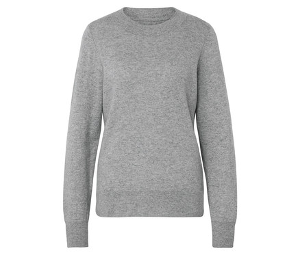 Sweter z kaszmirem, szary