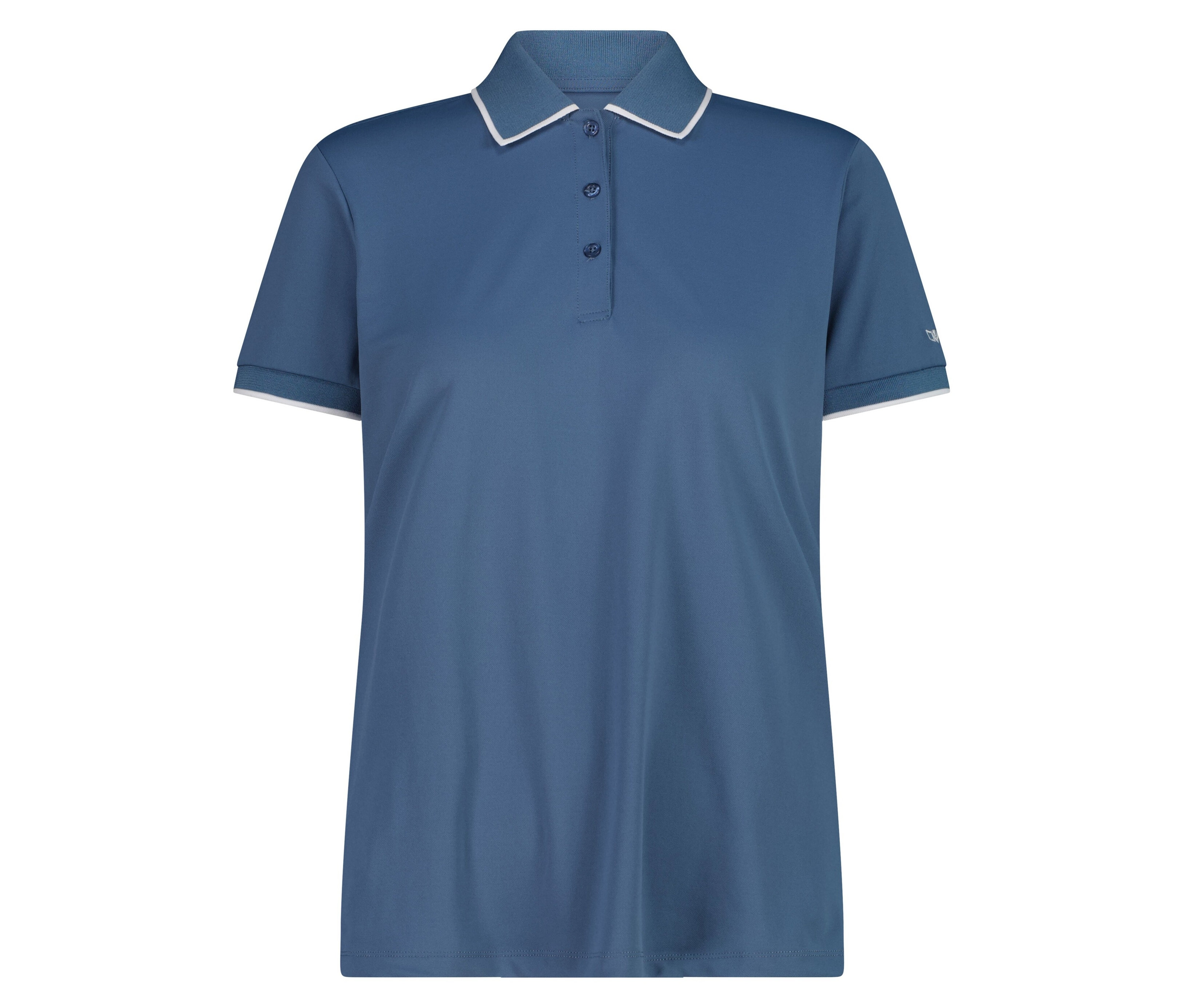 Koszulka polo CMP z elastycznej dzianiny piqué- niebieski