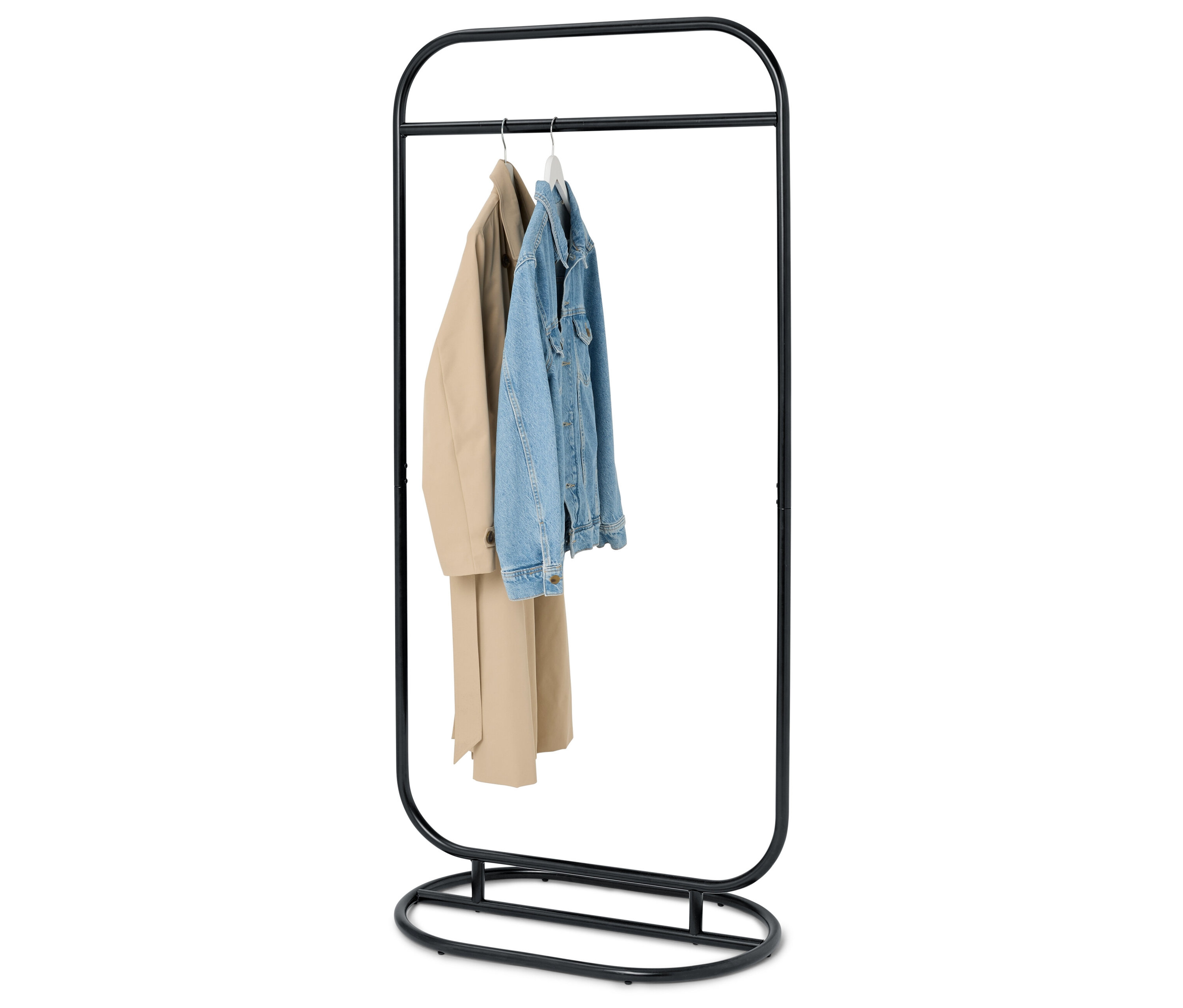 Tchibo - Wolnostojący wieszak na ubrania - kolor: czarny