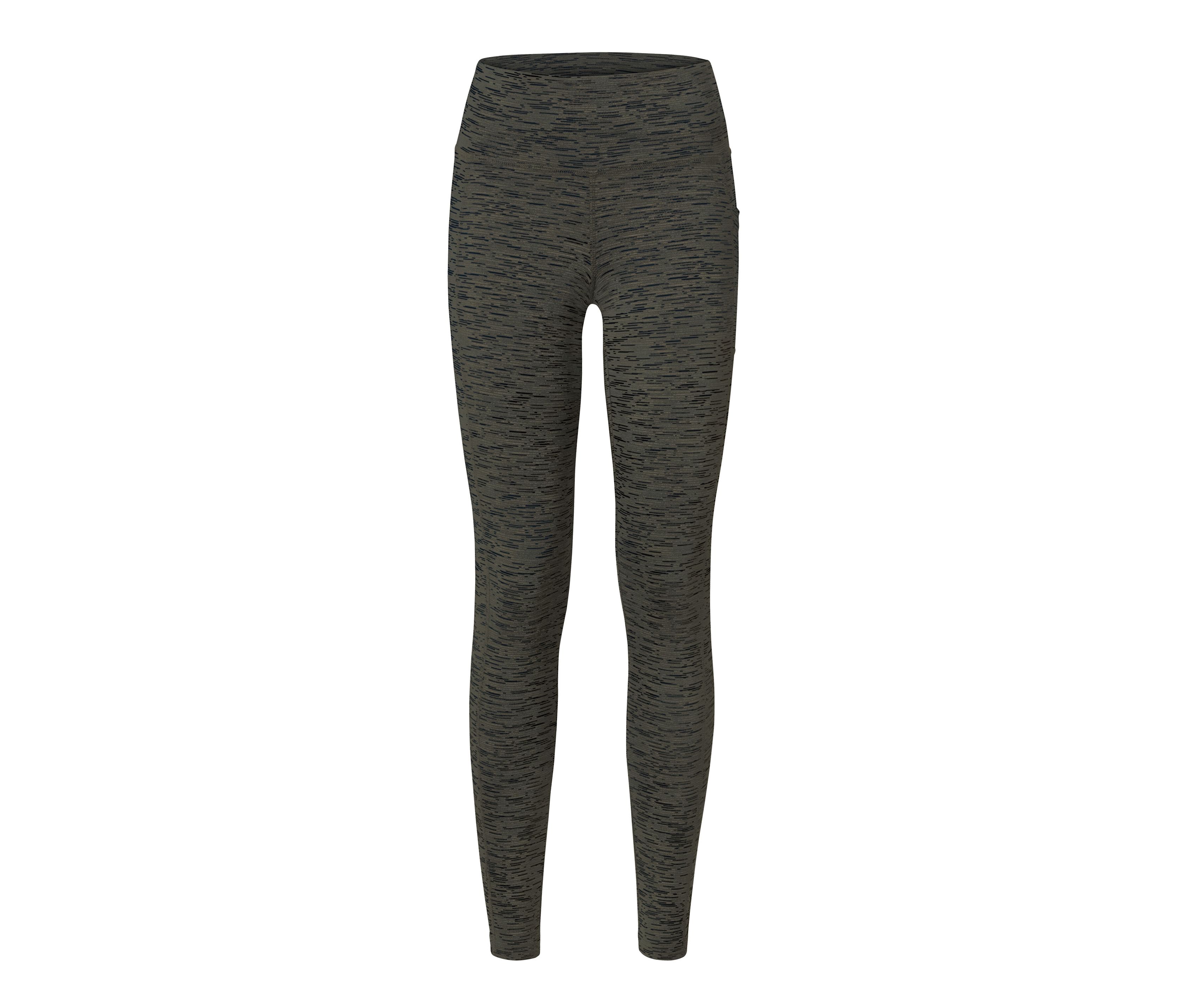 Tchibo - Legginsy sportowe, zielony/szary