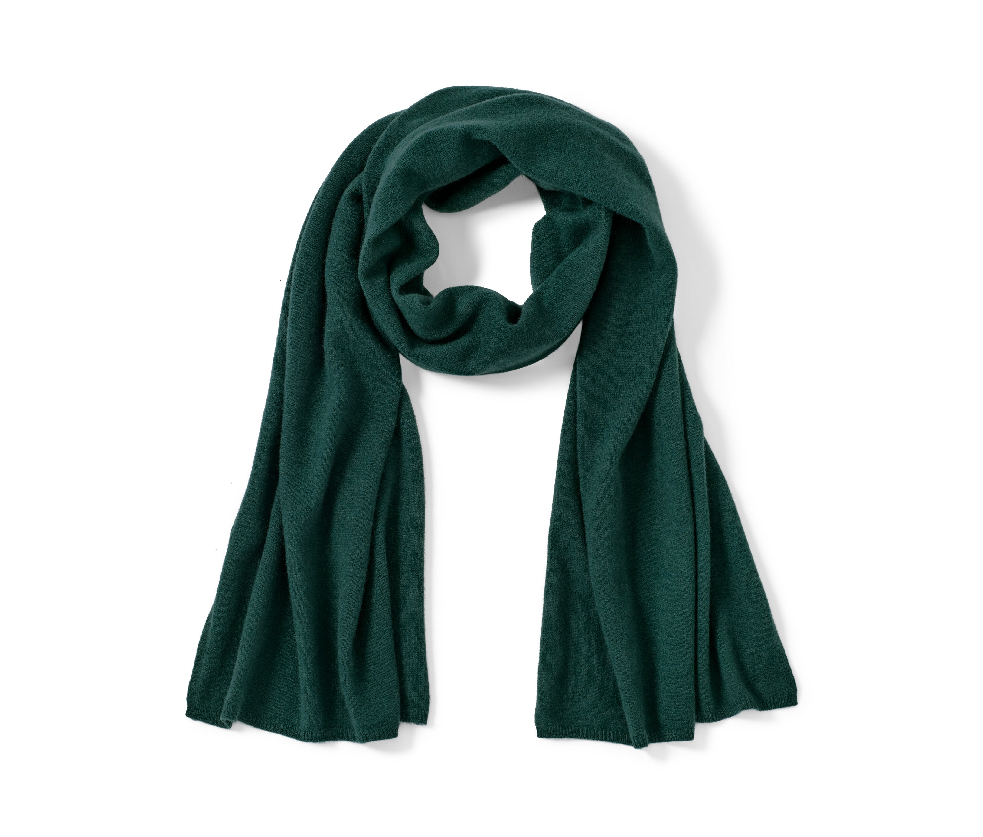 Tchibo - Kaszmirowy szalik - kolor: zielony