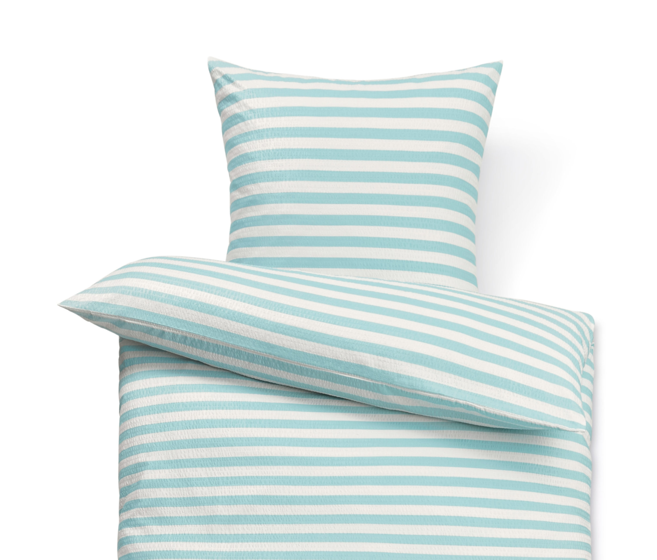 Tchibo - Pościel z kory - kolor: turkusowy