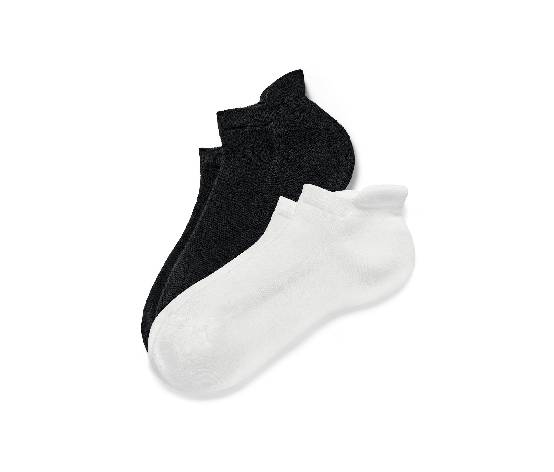 Tchibo - Skarpety - unisex- biały/czarny