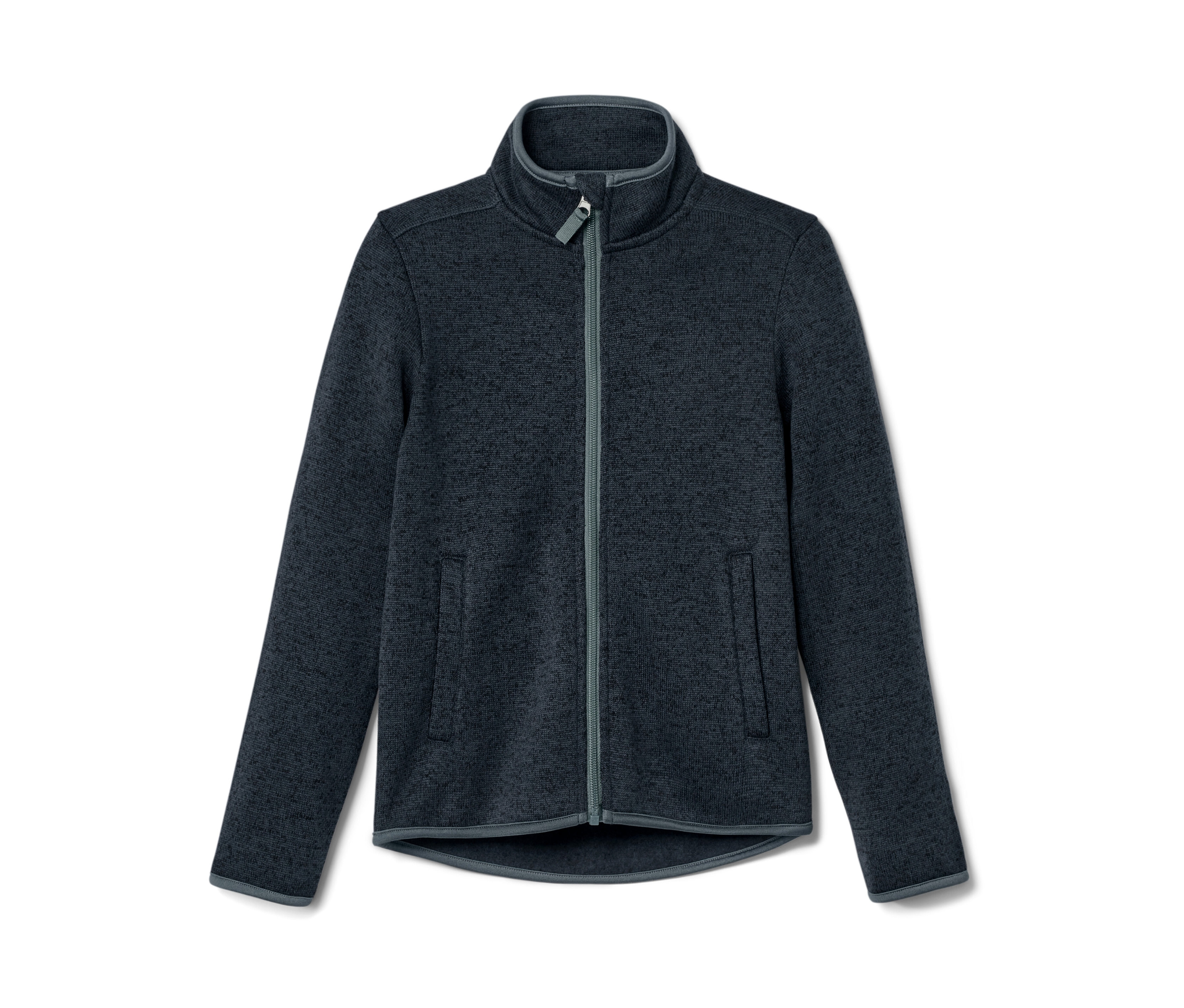 Tchibo - Bluza z dzianiny polarowej- niebieski