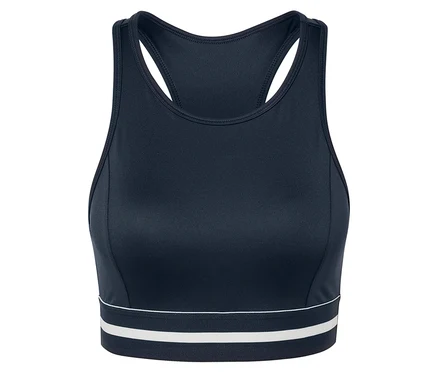 Niebieska sportowa braletka „Crop Top”.