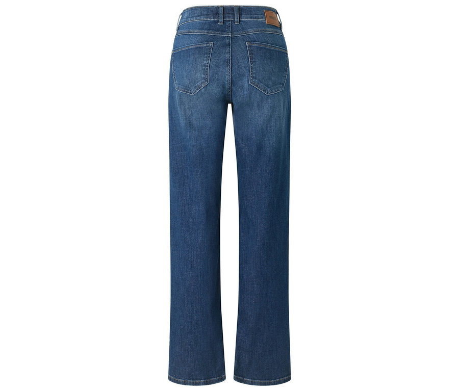 Widok z tyłu dżinsów Angels „Liz” Wide Leg, mid blue used.