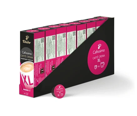 Opakowanie kapsułek do kawy Cafissimo Caffè Crema XL.