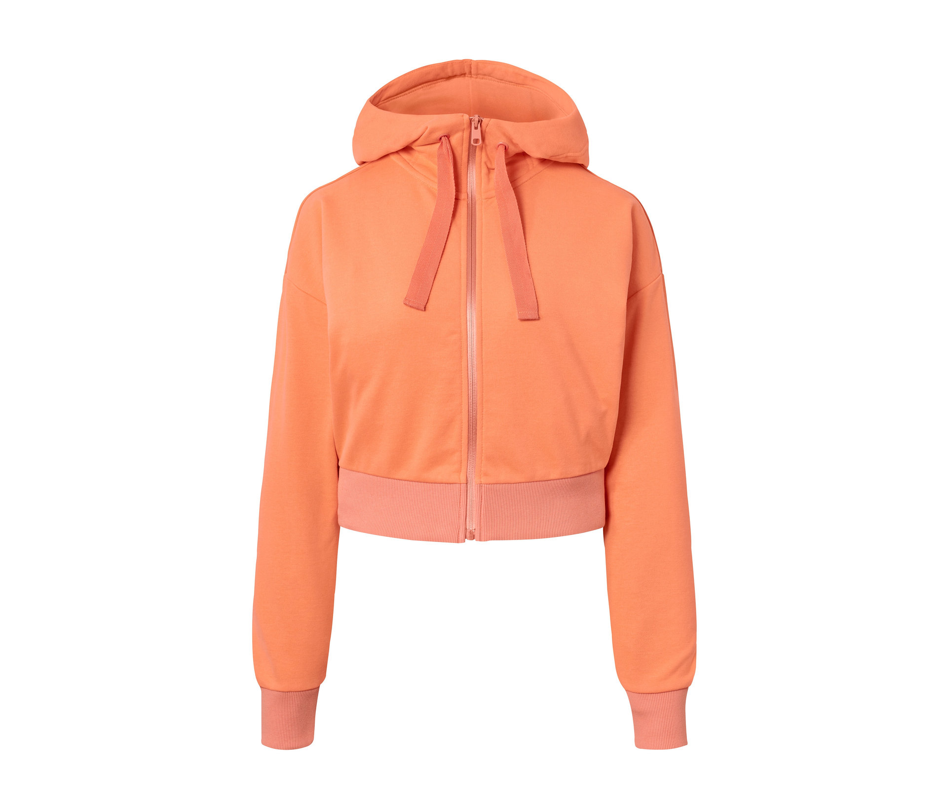 Tchibo - Krótka sportowa bluza dresowa- niebieski