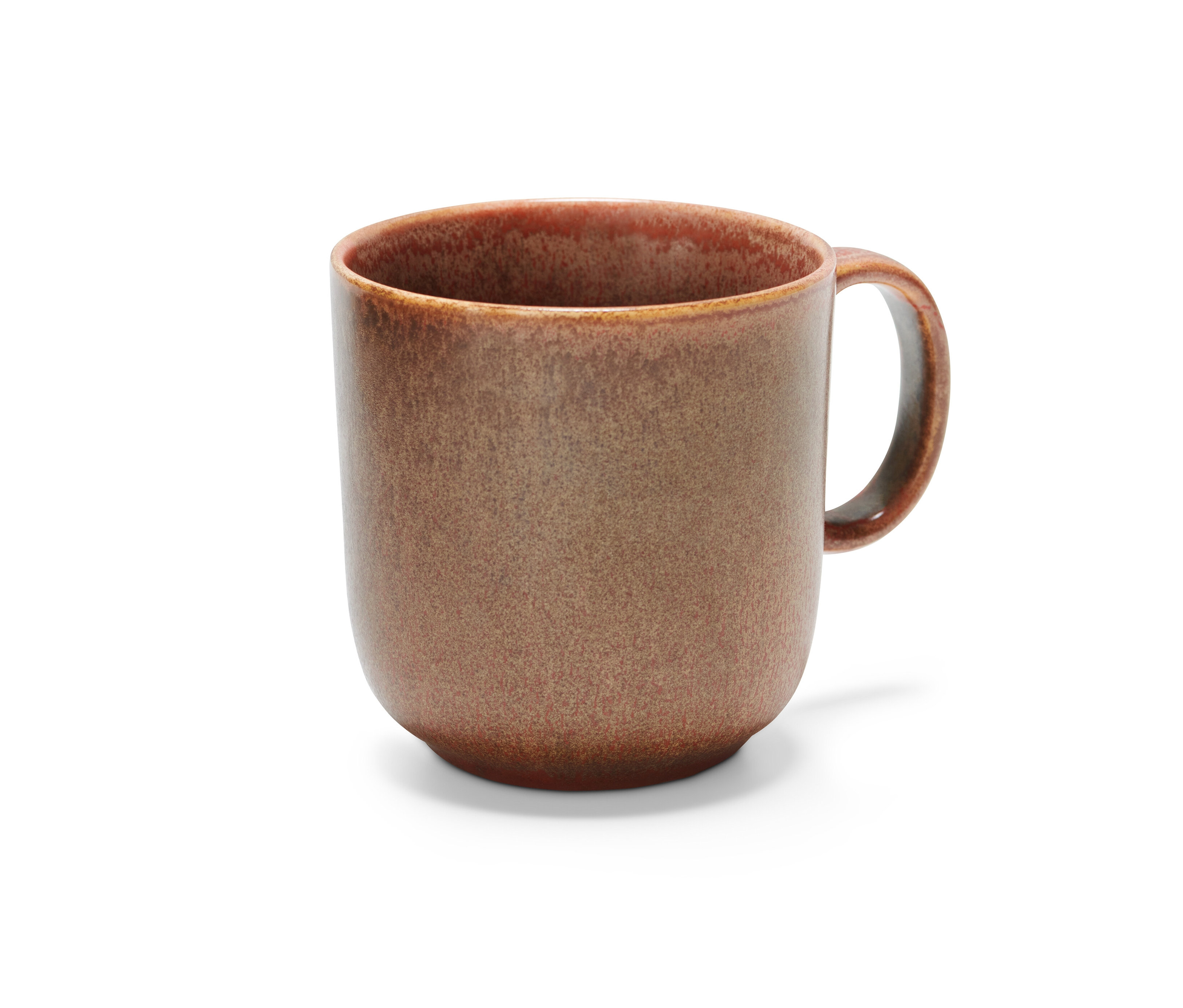 Tchibo - Kubek - kolor: czerwony/brązowy