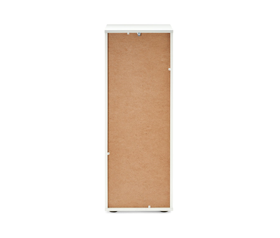 Tył szafki łazienkowej typu sideboard.