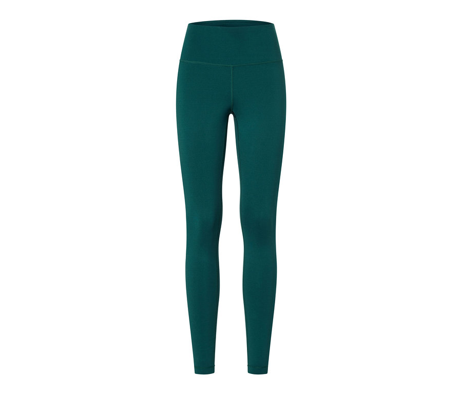 Ciemnozielone legginsy sportowe Light Warm.