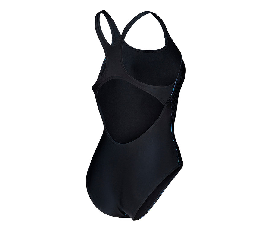 Szczegółowy widok z tyłu kostiumu kąpielowego arena Feel Hyacinth Swim Pro Back.