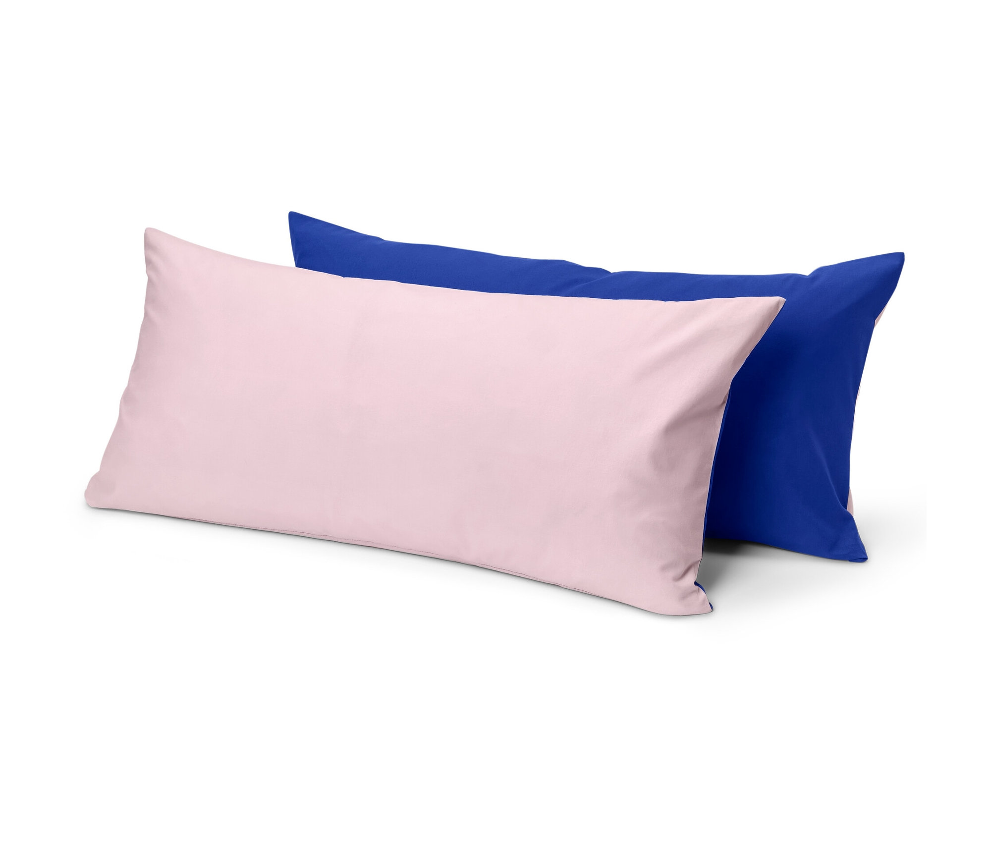 Tchibo - Poszewki na poduszki z bawełny renforcé - kolor: niebieski/różowy