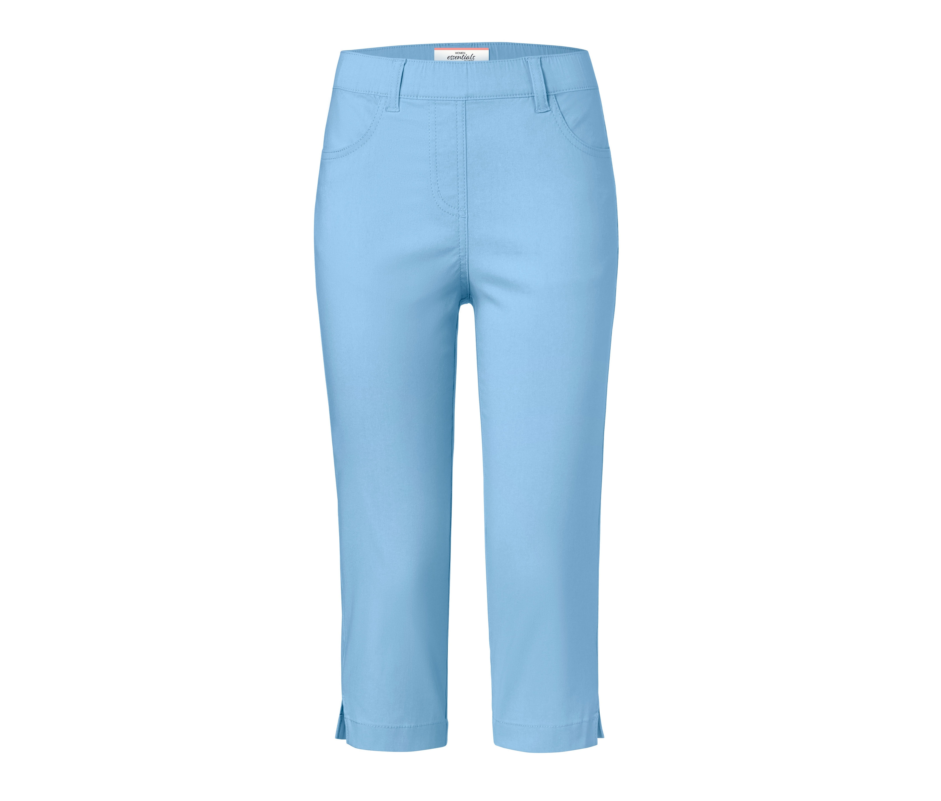 Tchibo - Spodnie z bengaliny o długości 3/4, niebieski