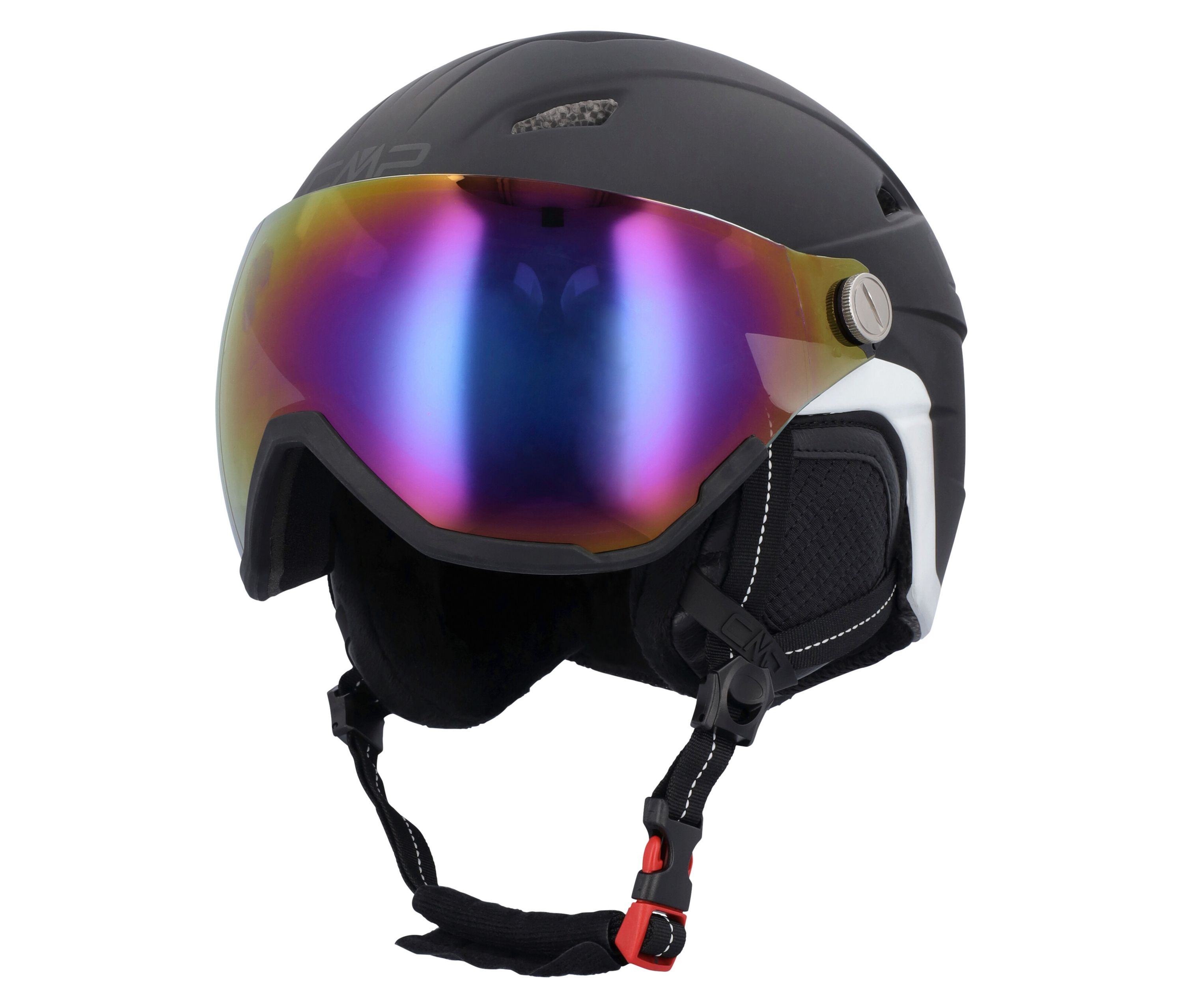 Tchibo - Kask narciarski CMP z szybą Wa-2, czarny