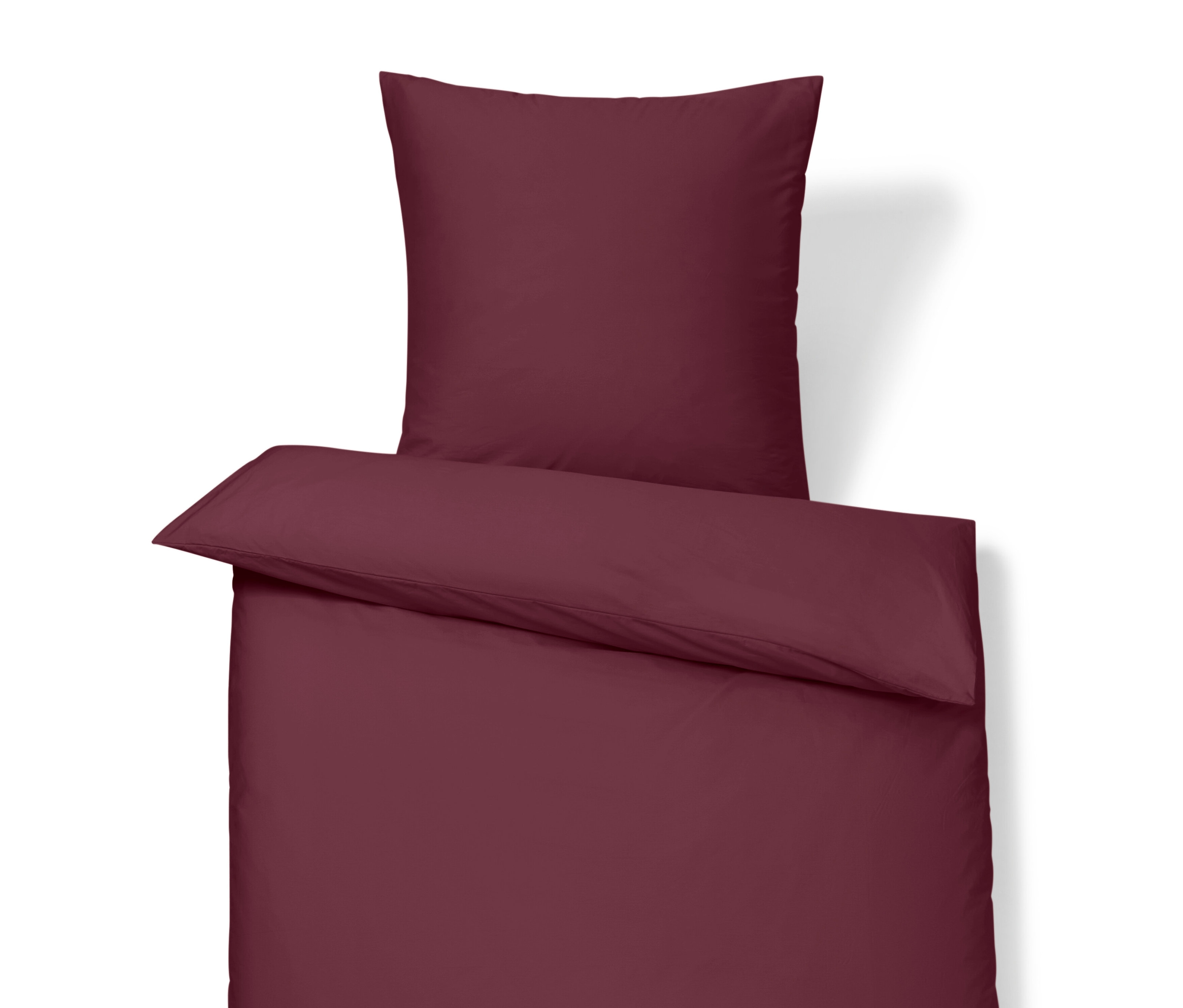 Tchibo - Pościel z satyny bawełnianej - kolor: czerwony