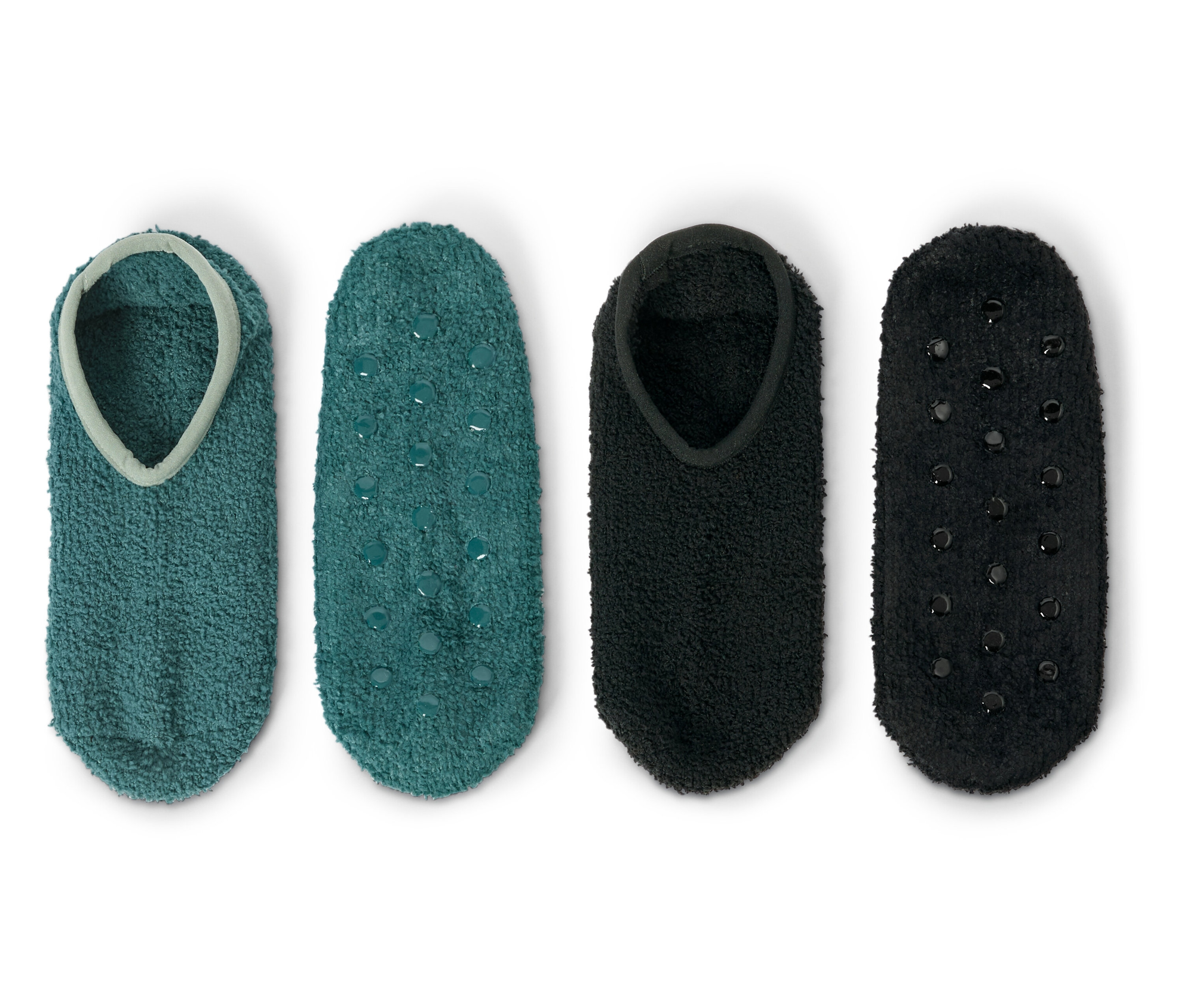 Tchibo - Skarpetokapcie, zielony/czarny