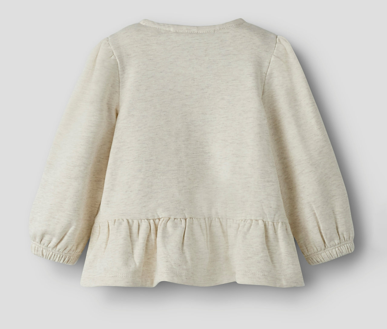 Bluza dresowa dla niemowląt NAME IT, widok z tyłu.