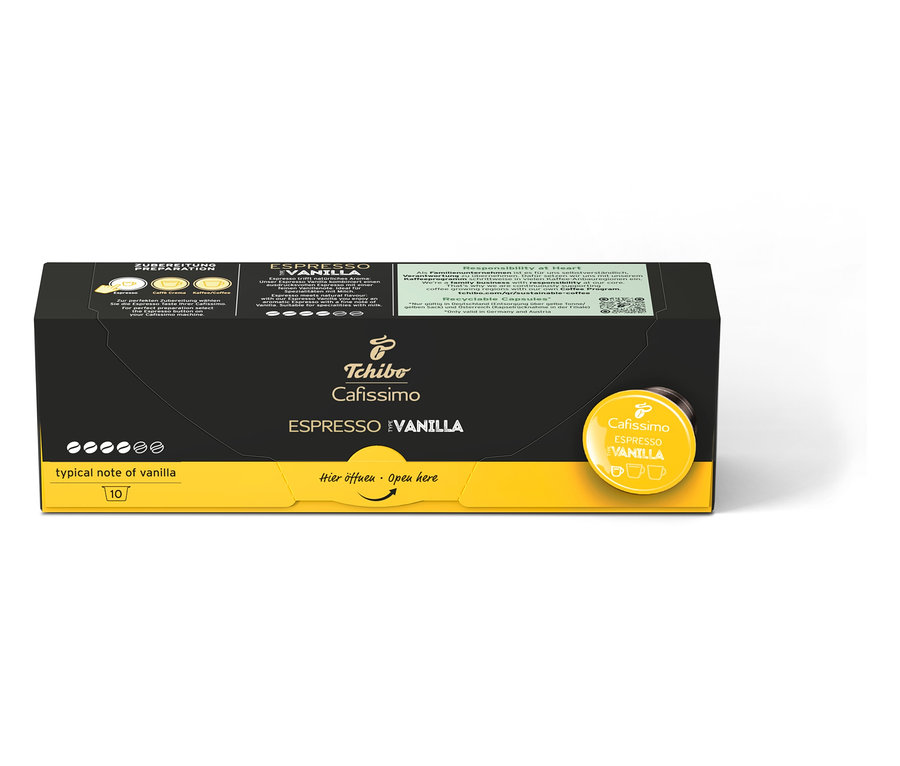 Paczka Cafissimo Flavoured Espresso – Vanilla – 10 kapsułek.