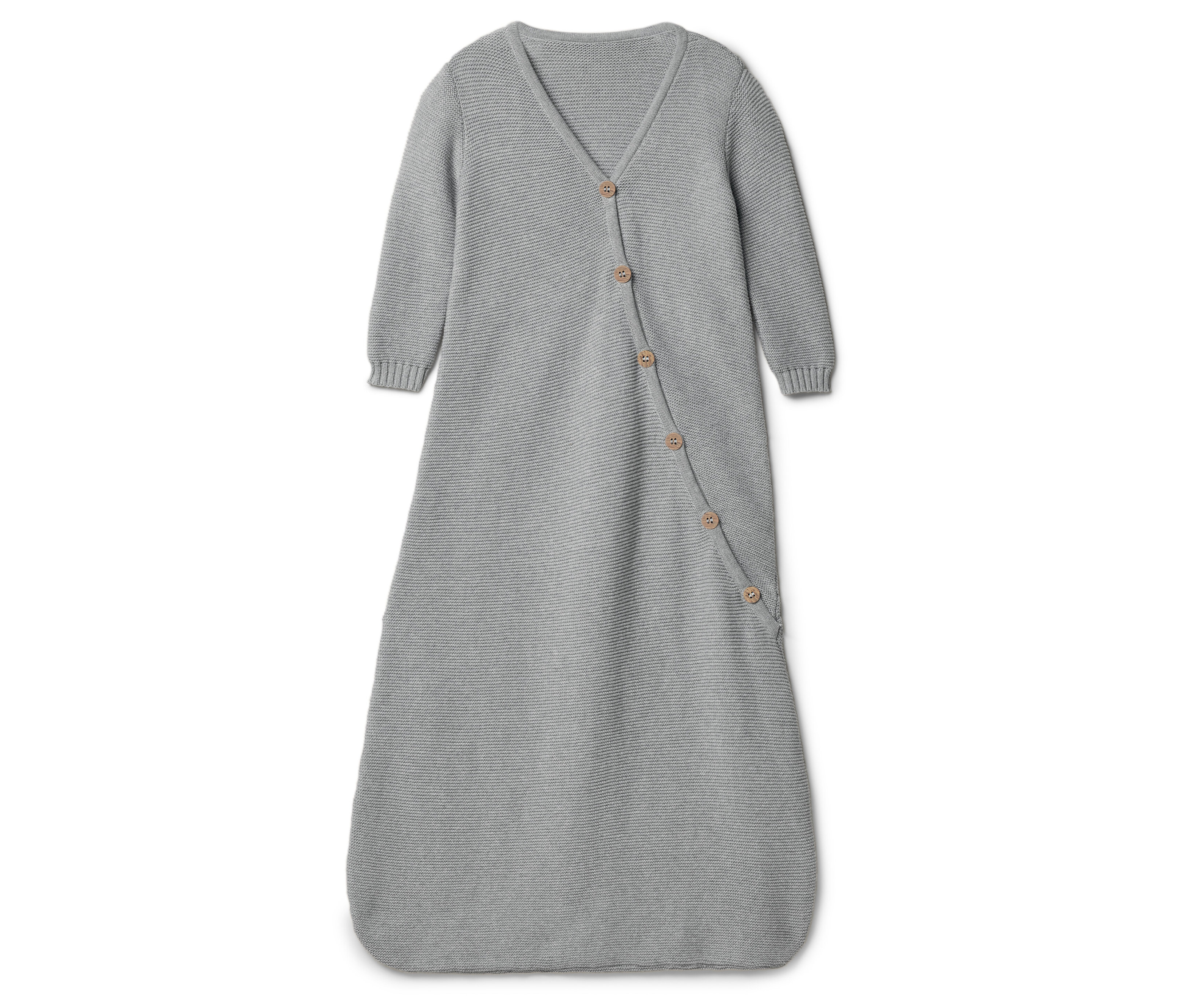 Tchibo - Śpiwór z dzianiny - kolor: szary