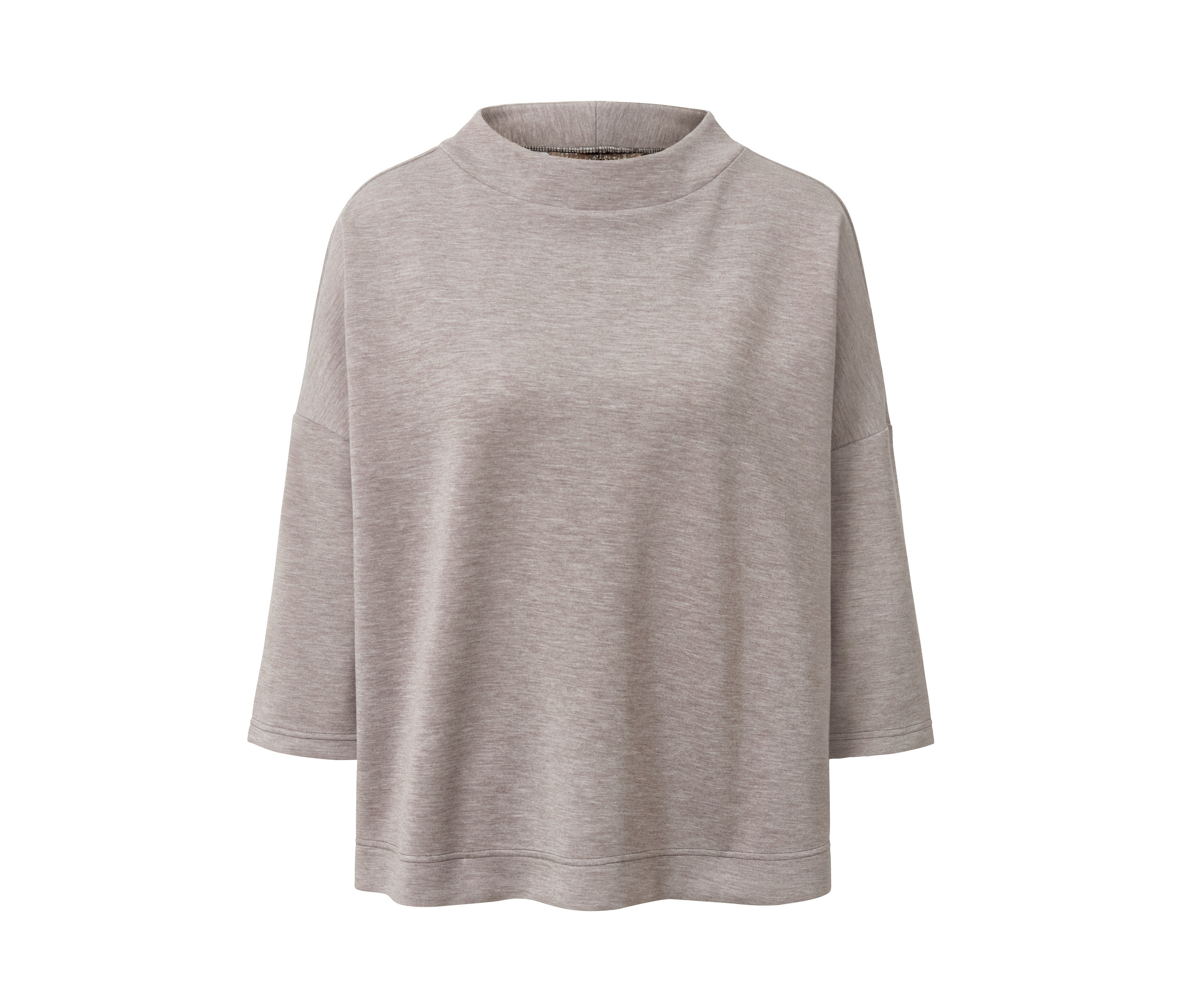 Tchibo - Bluza dresowa z rękawem 3/4, brązowy