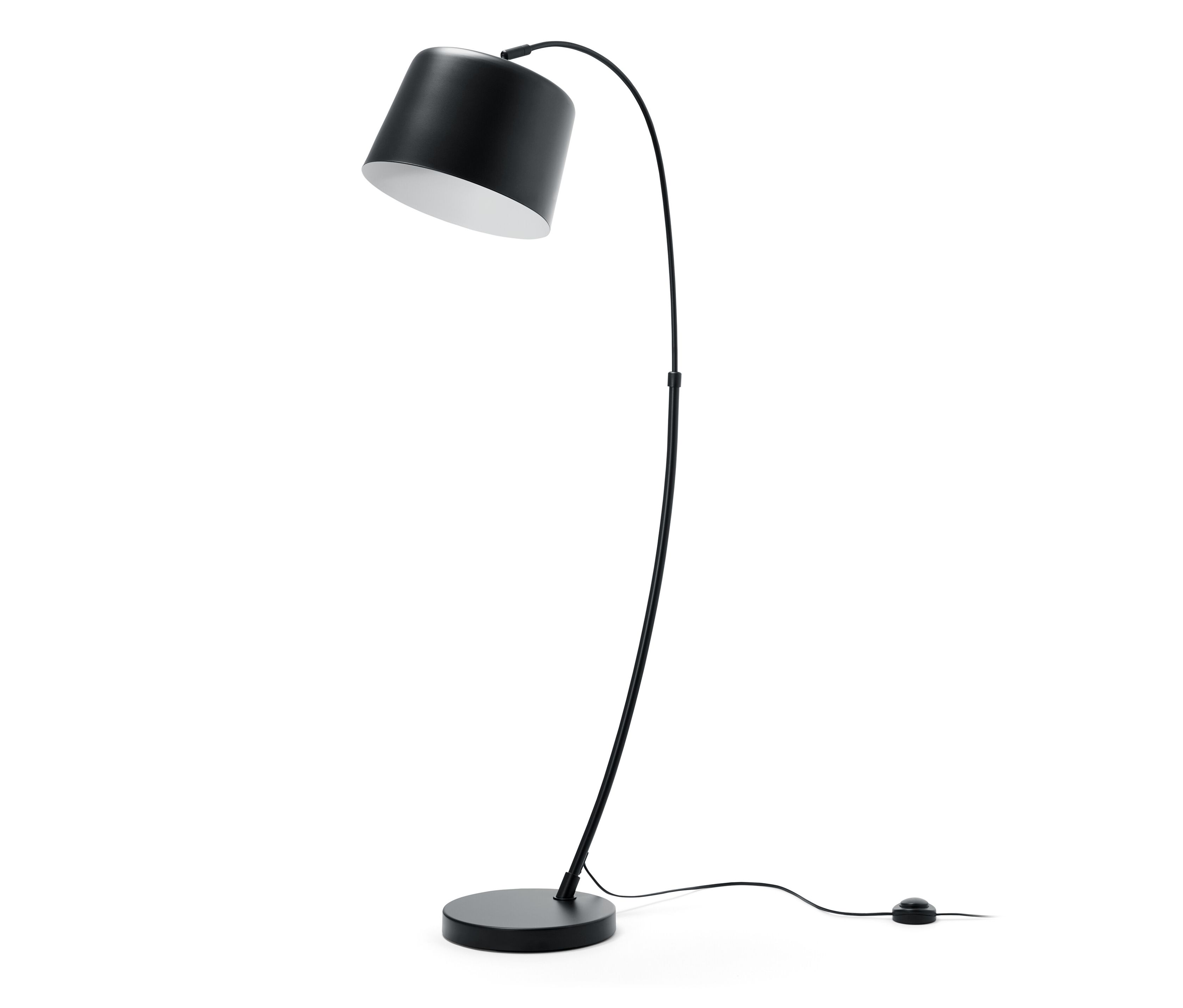 Tchibo - Metalowa lampa stojąca - kolor: czarny