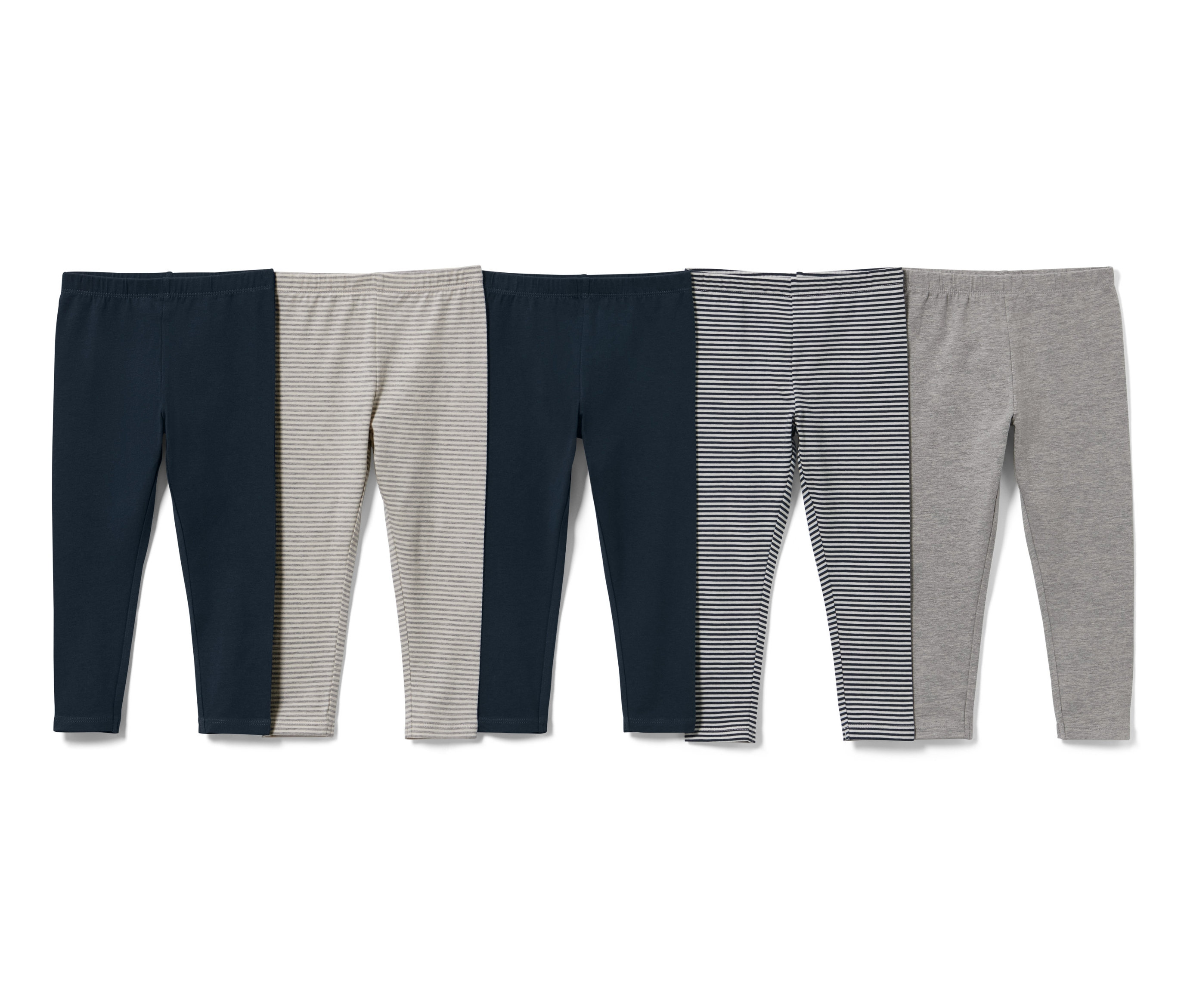 Tchibo - Legginsy dla niemowląt i małych dzieci, szary/niebieski