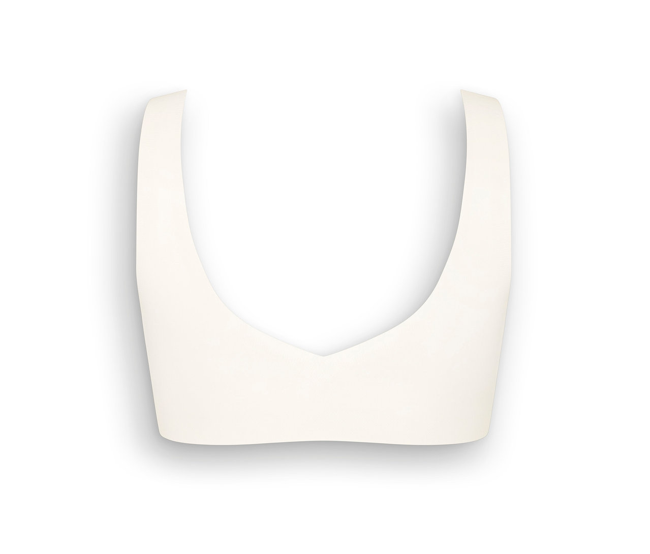 Biustonosz bralette sloggi ZERO Feel 2.0 w kolorze jedwabistej bieli.