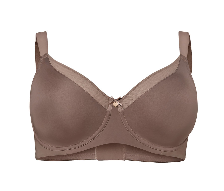 Biustonosz minimizer, brązowy.