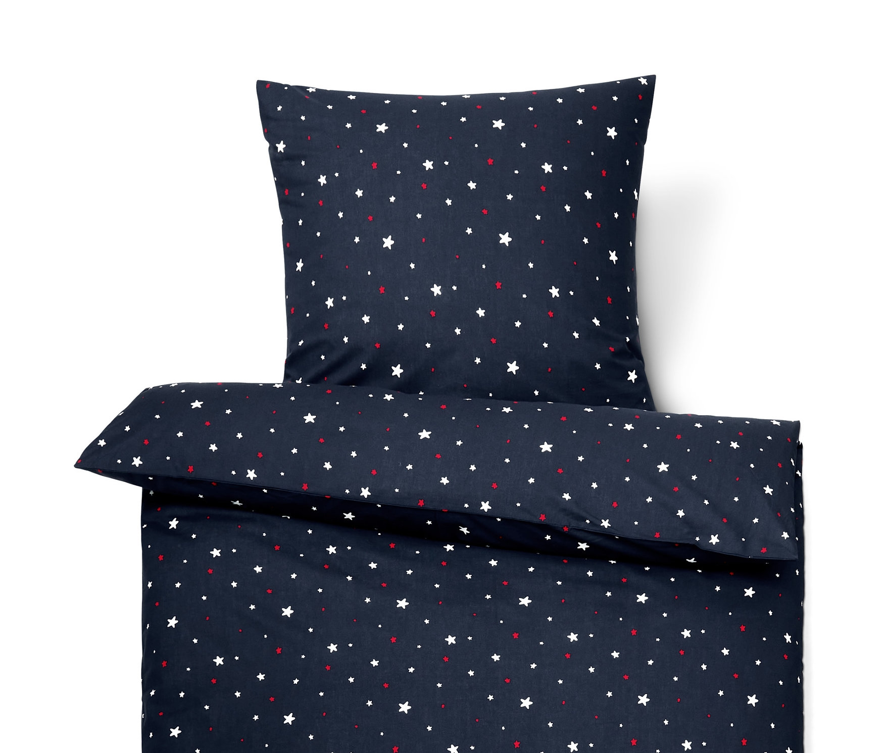 Tchibo - Pościel bawełniana premium - kolor: niebieski